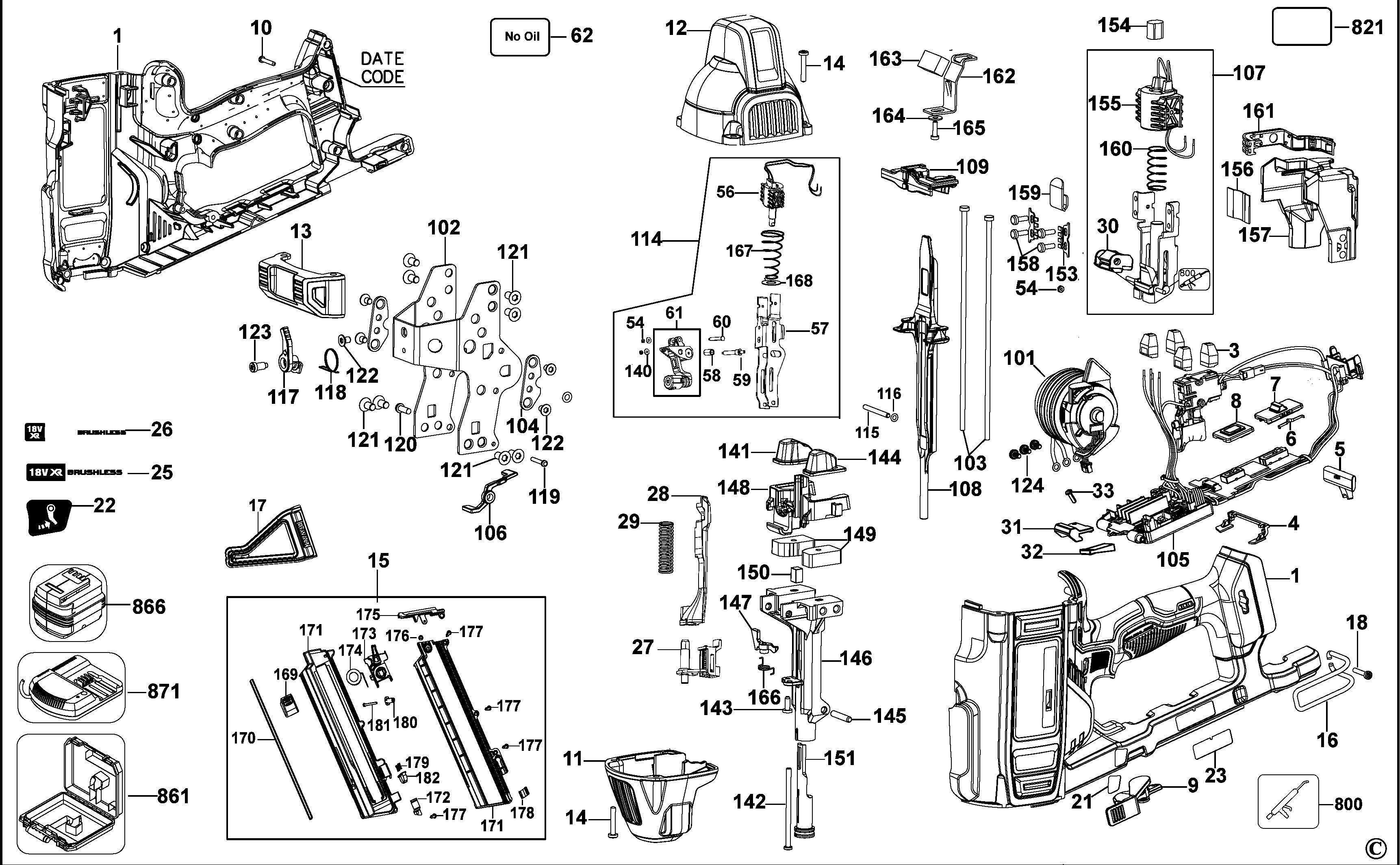 DEWALT NAILER (Type 3)