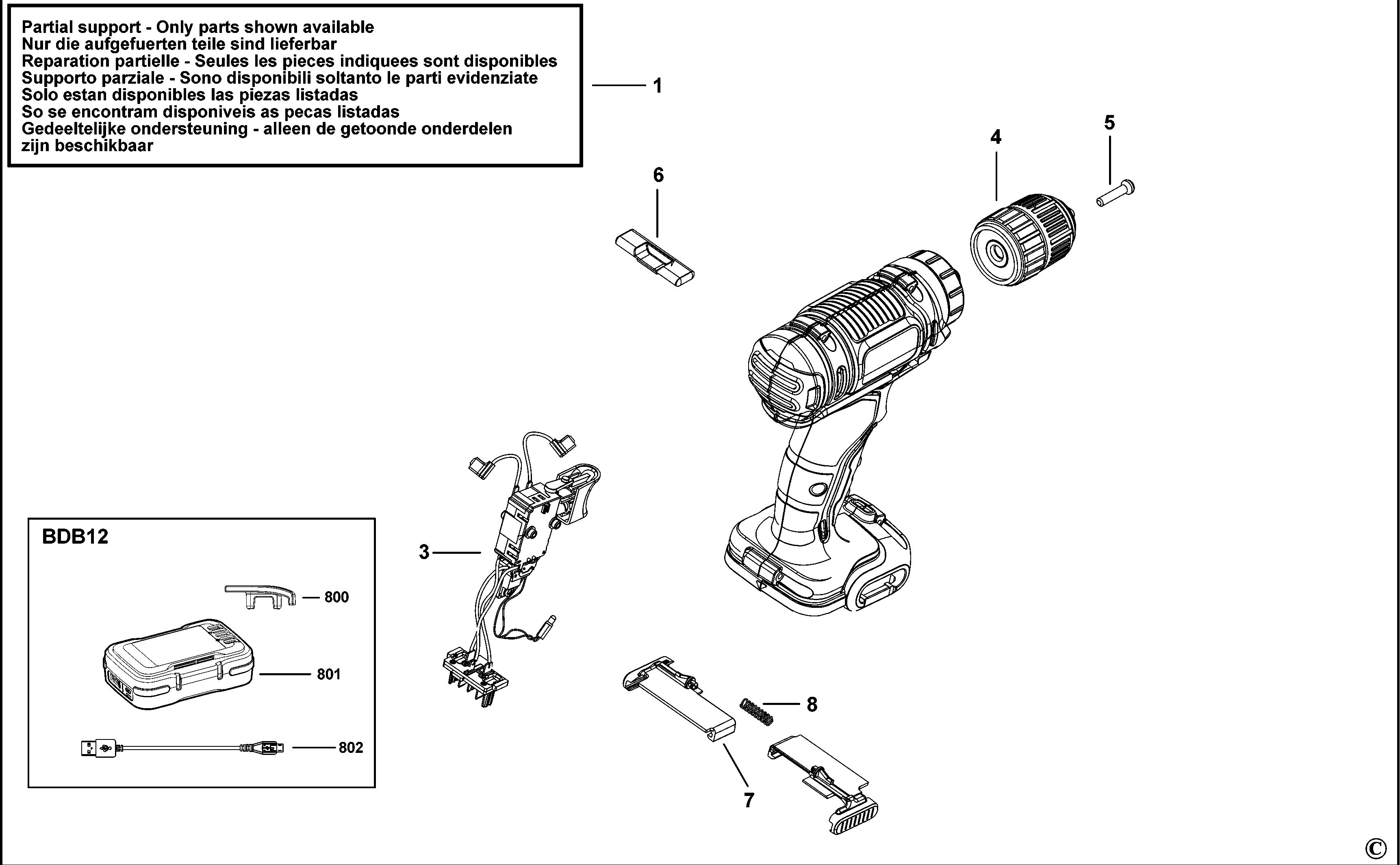 BLACK+DECKER DRILL/DRIVER (Type H1)