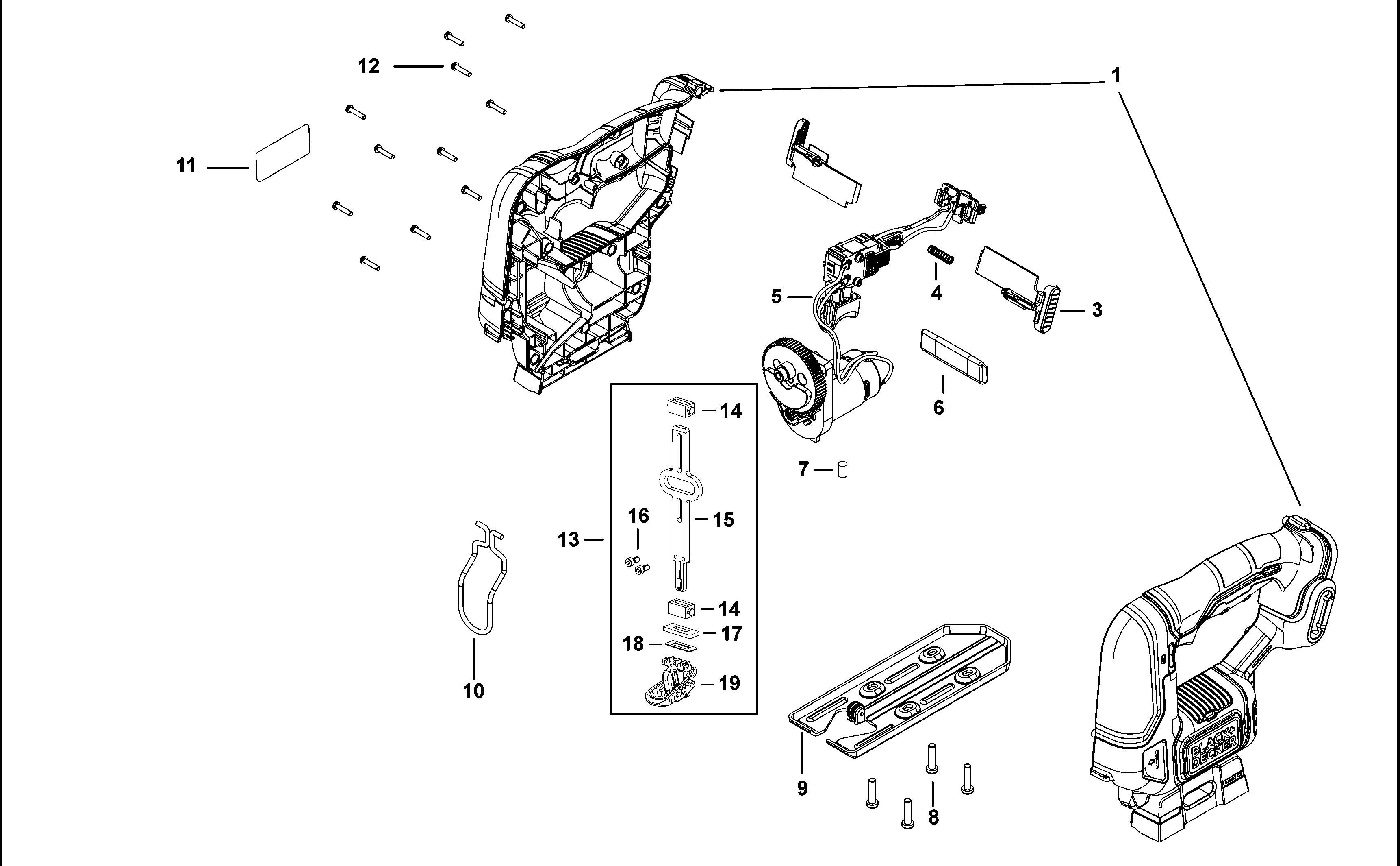 BLACK+DECKER JIGSAW (Type H1)