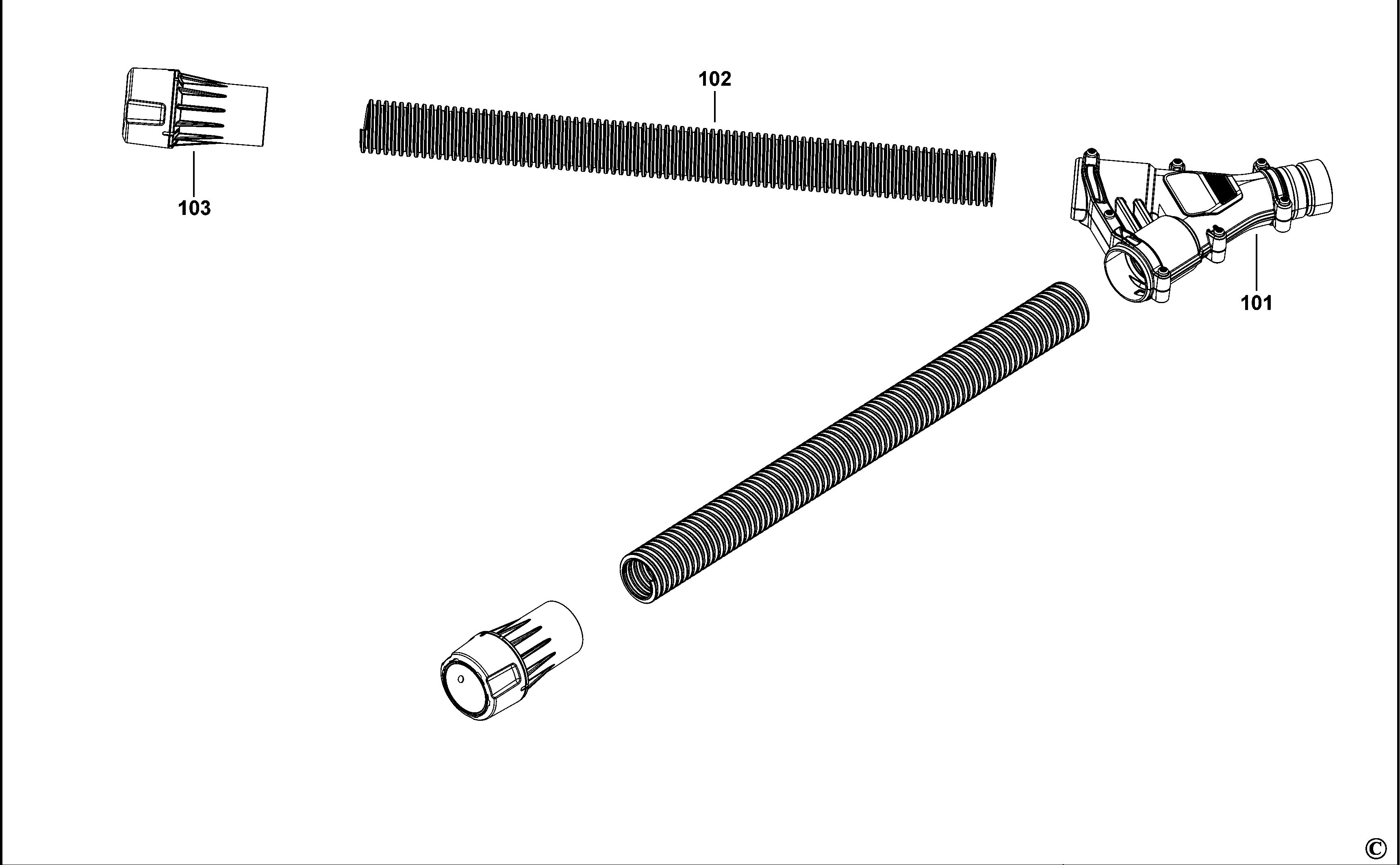 DEWALT DUST EXTRACTION KIT (Type 1)