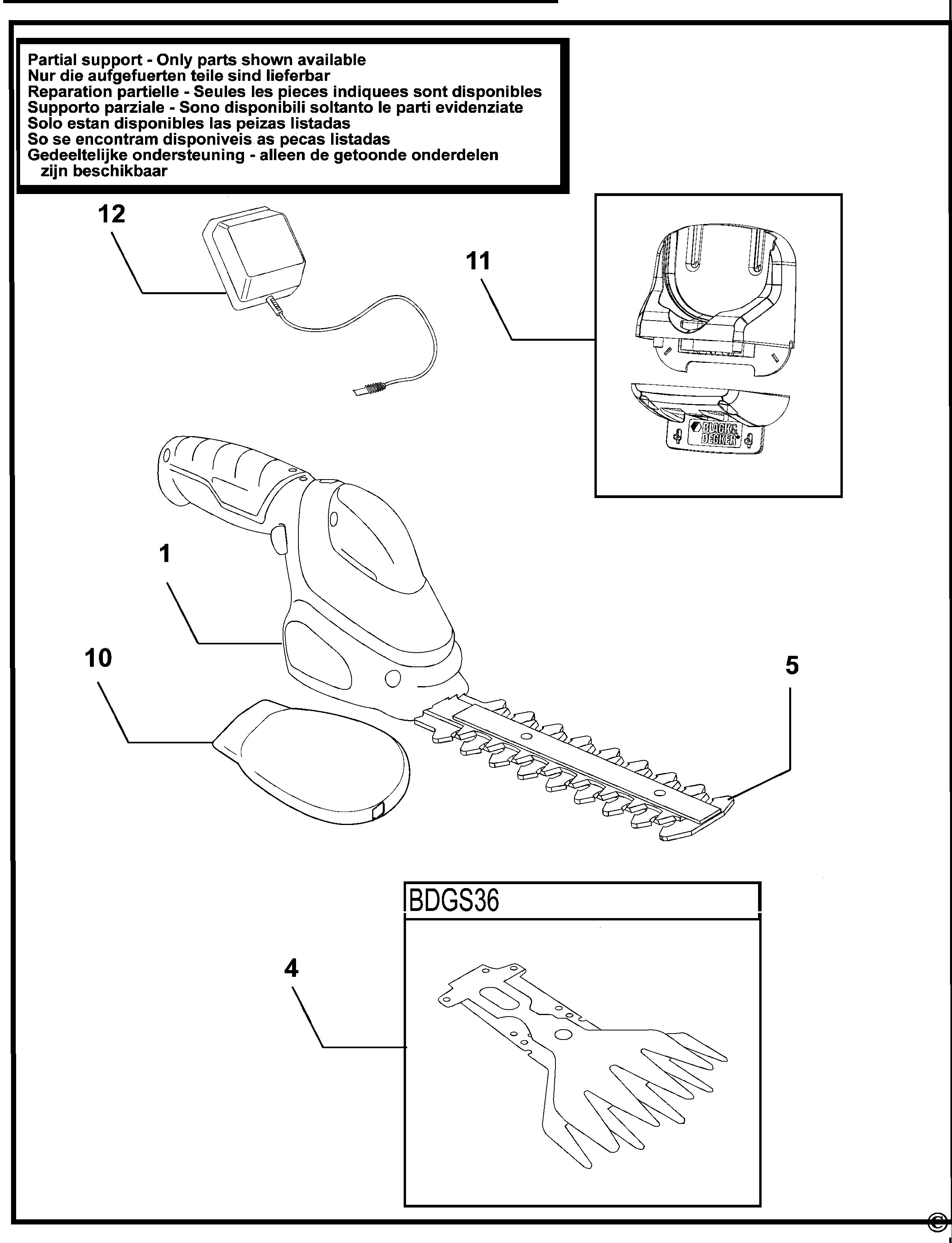 BLACK+DECKER SHEAR (Type 1)