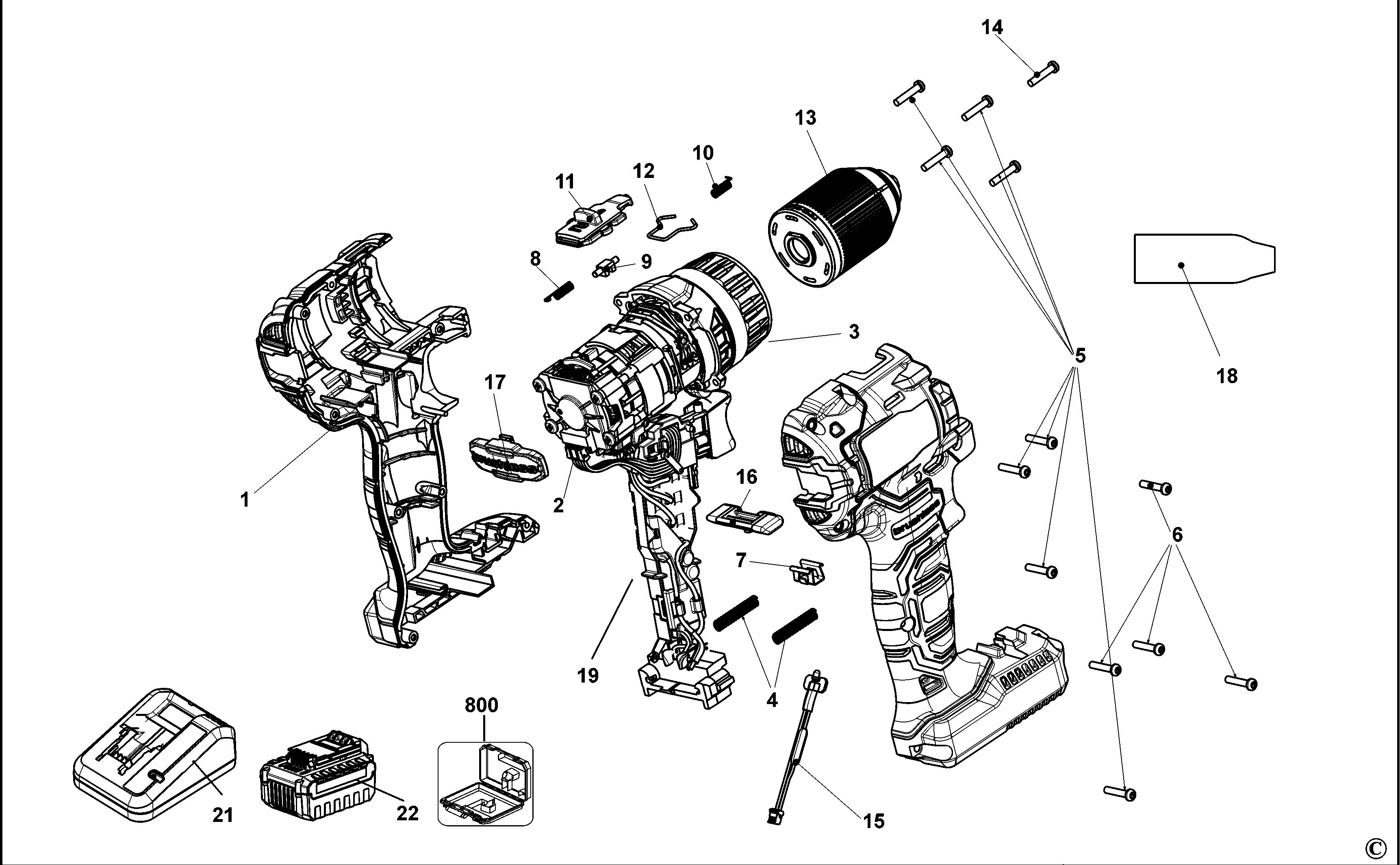STANLEY DRILL/DRIVER (Type 1)