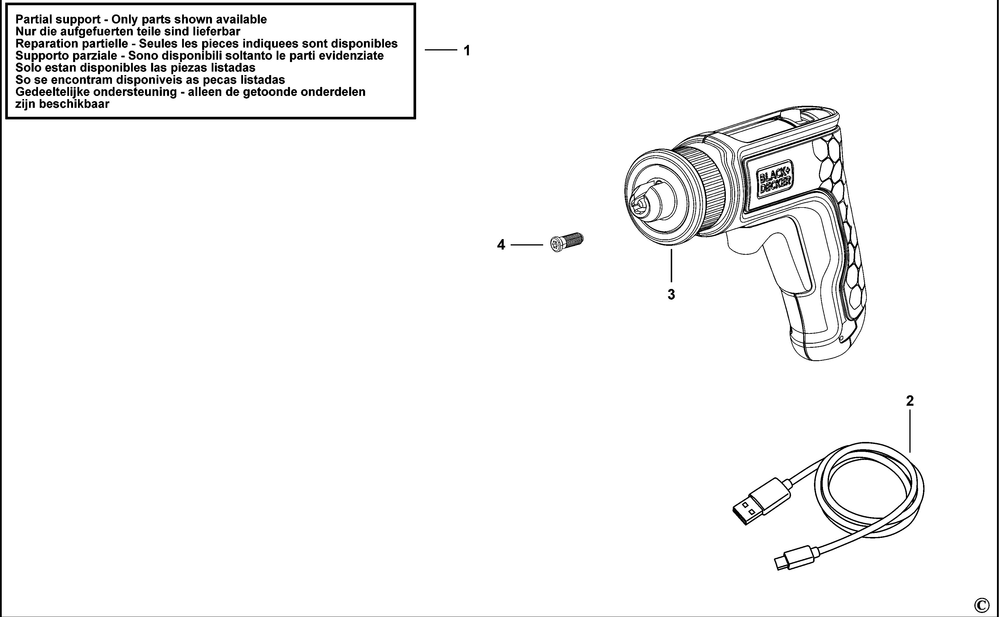 BLACK+DECKER CORDLESS DRILL (Type H1)