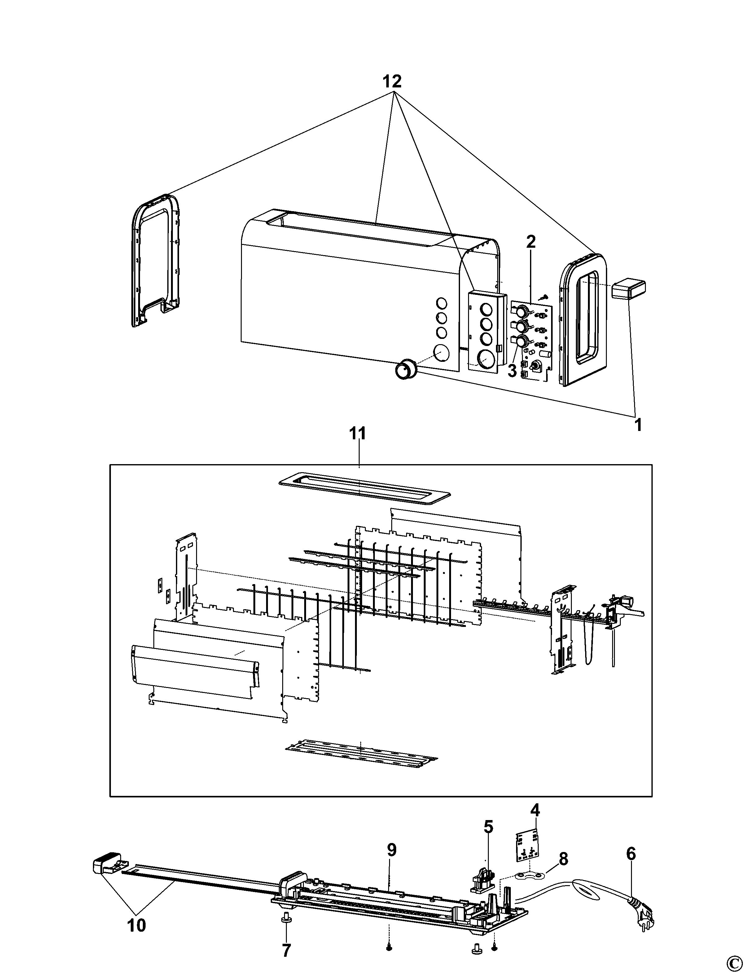 BLACK+DECKER TOASTER (Type 1)