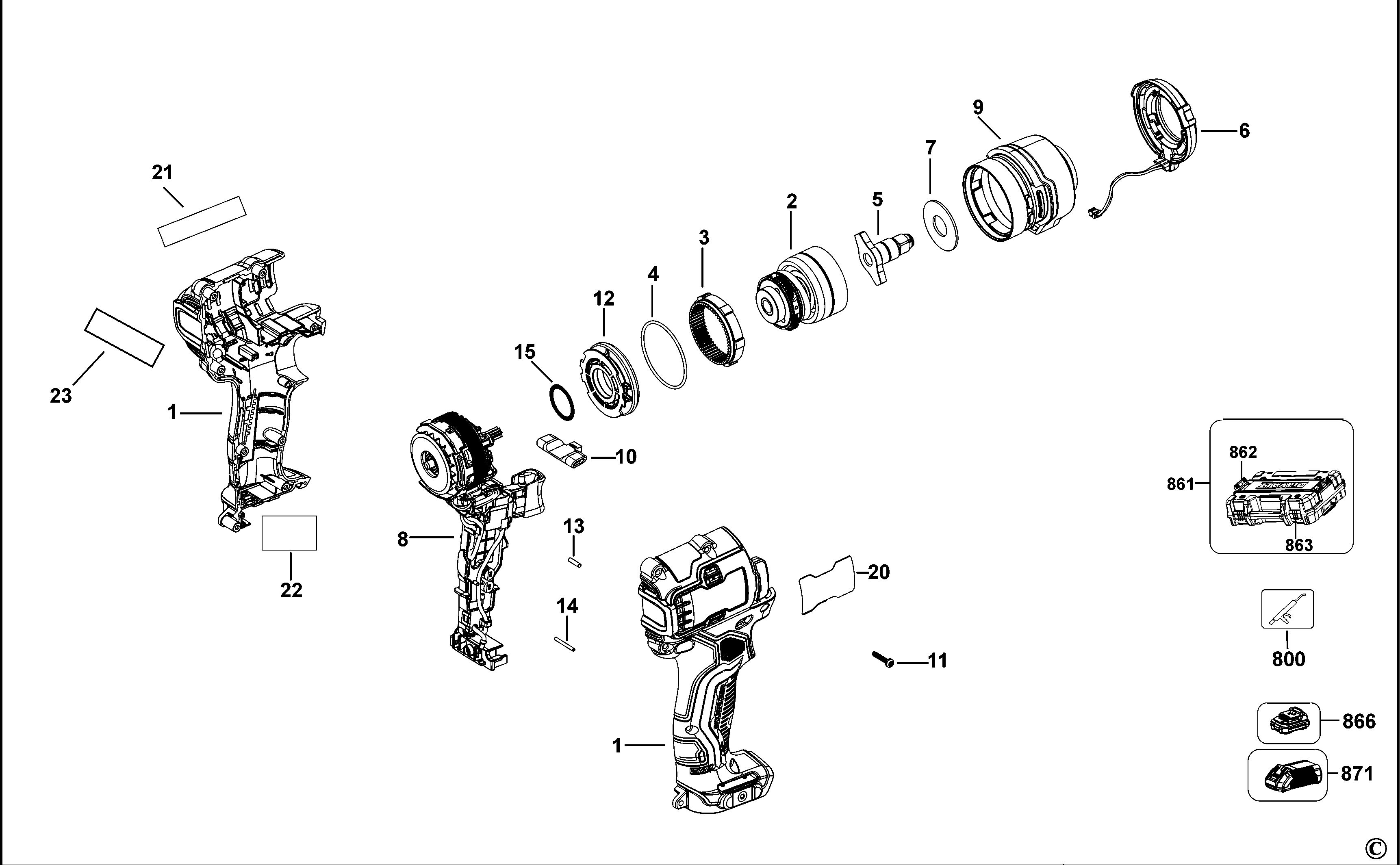 DEWALT IMPACT WRENCH (Type 1)