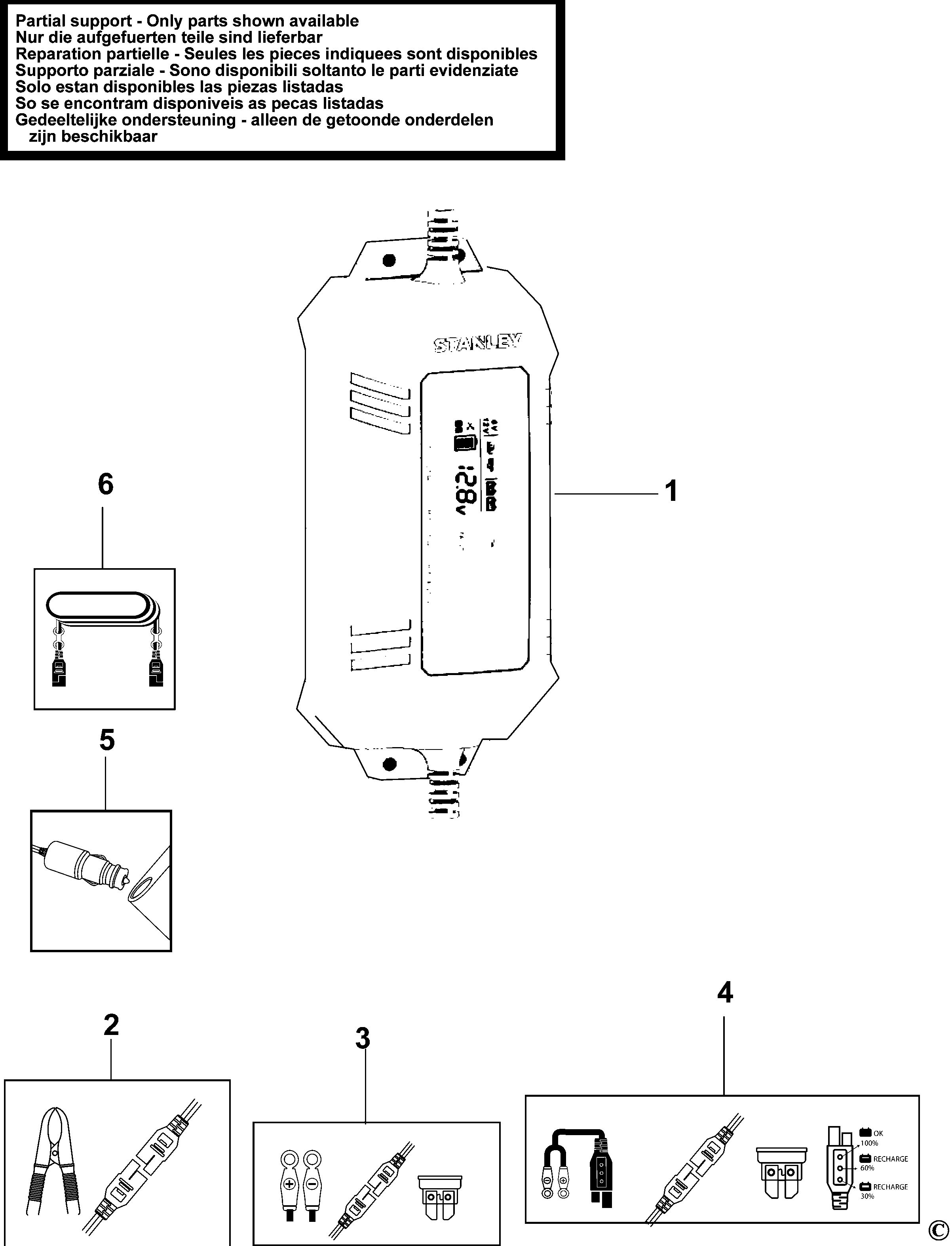 STANLEY BATTERY CHARGER (Type 1)