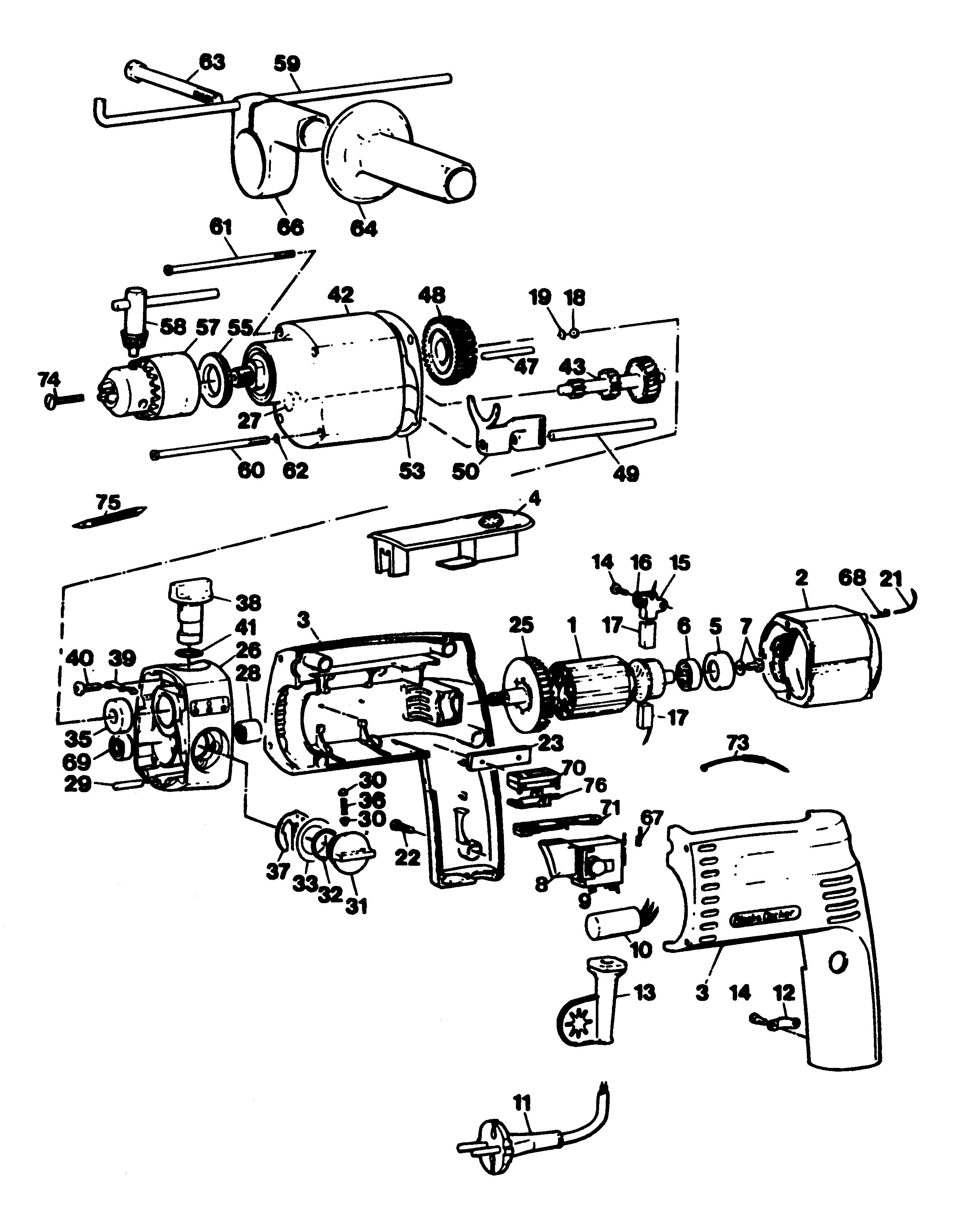 BLACK+DECKER HAMMER DRILL Type 1