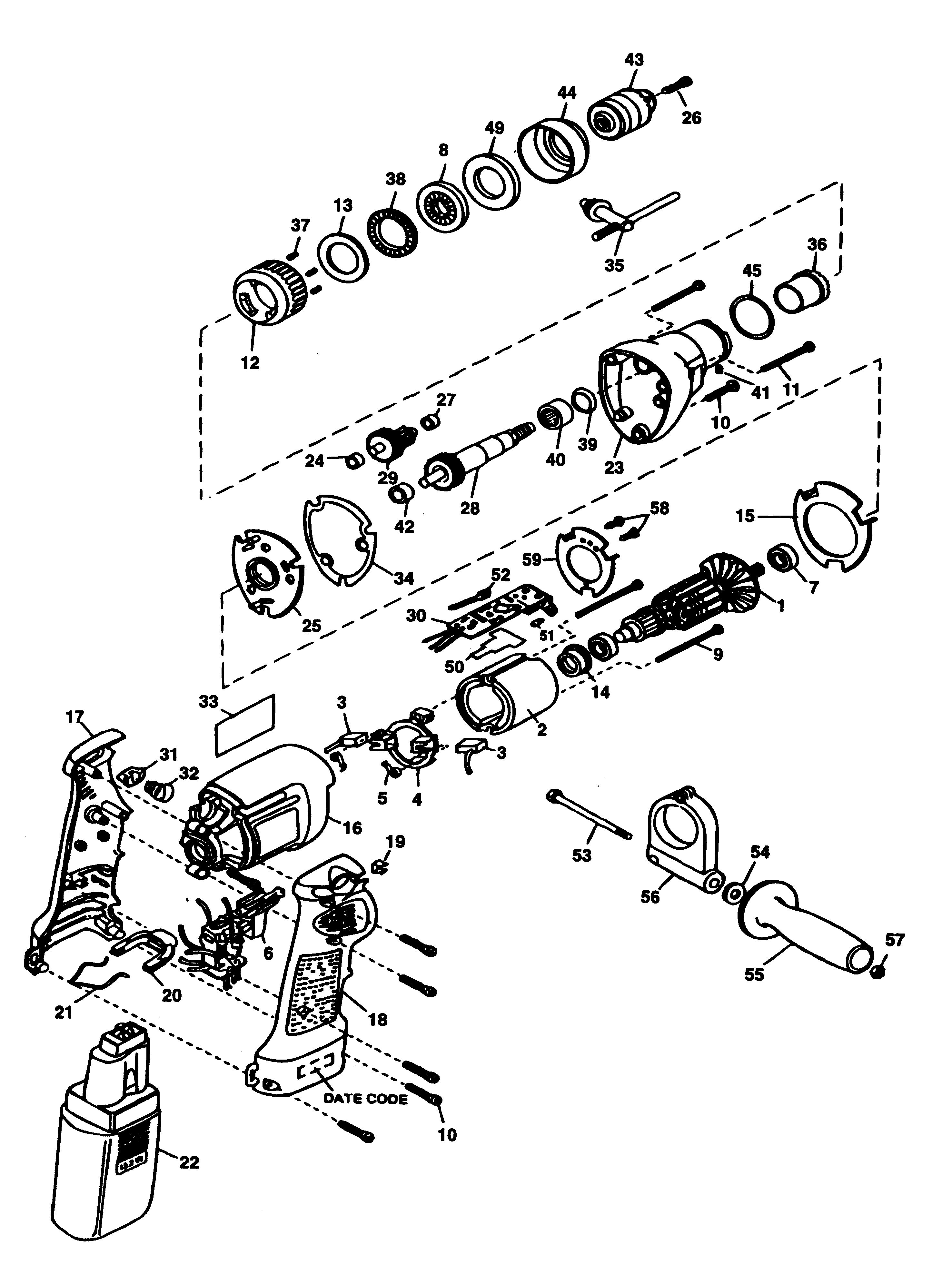 BLACK+DECKER HAMMER DRILL Type 100