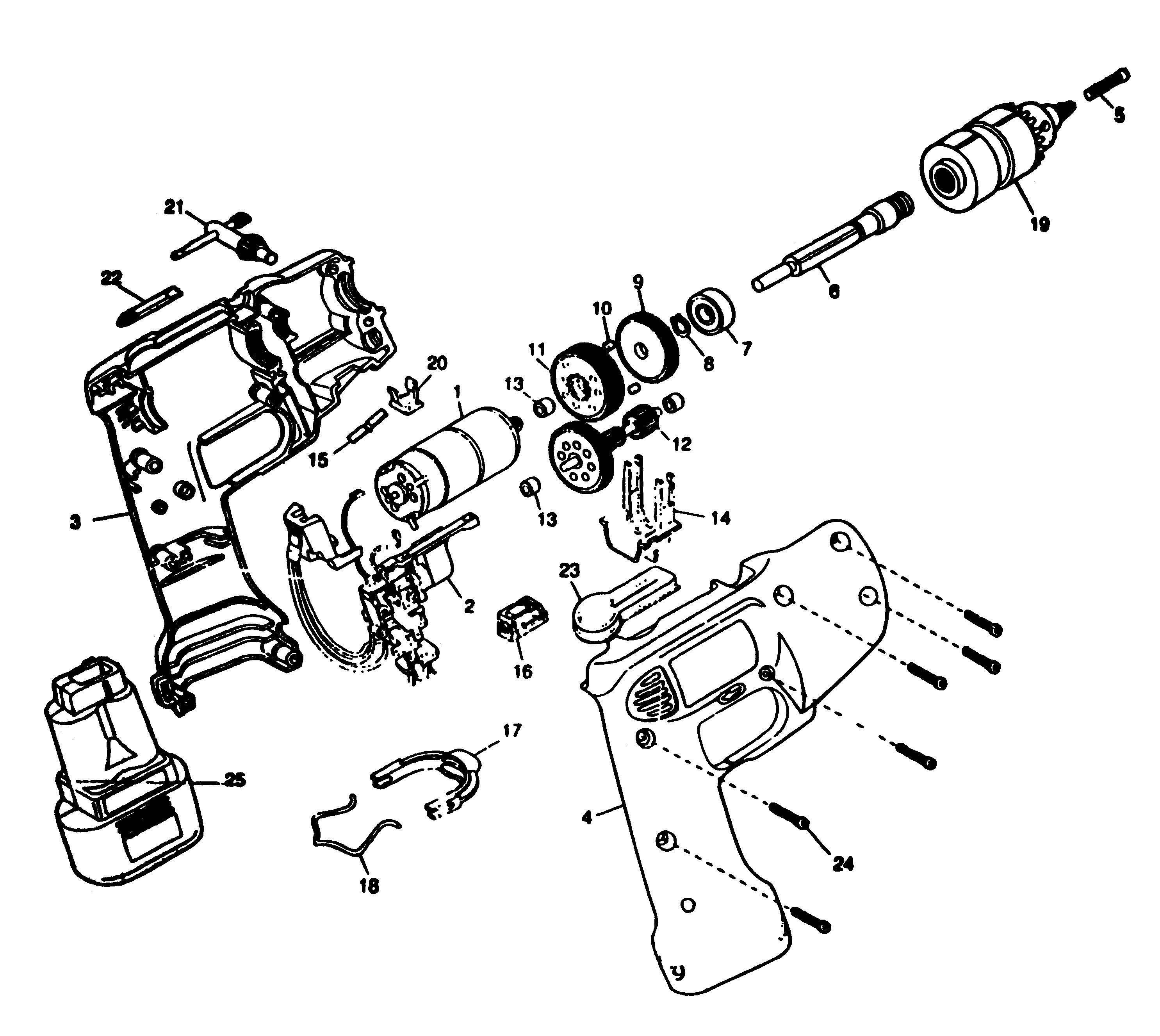 BLACK+DECKER CORDLESS DRILL Type 1