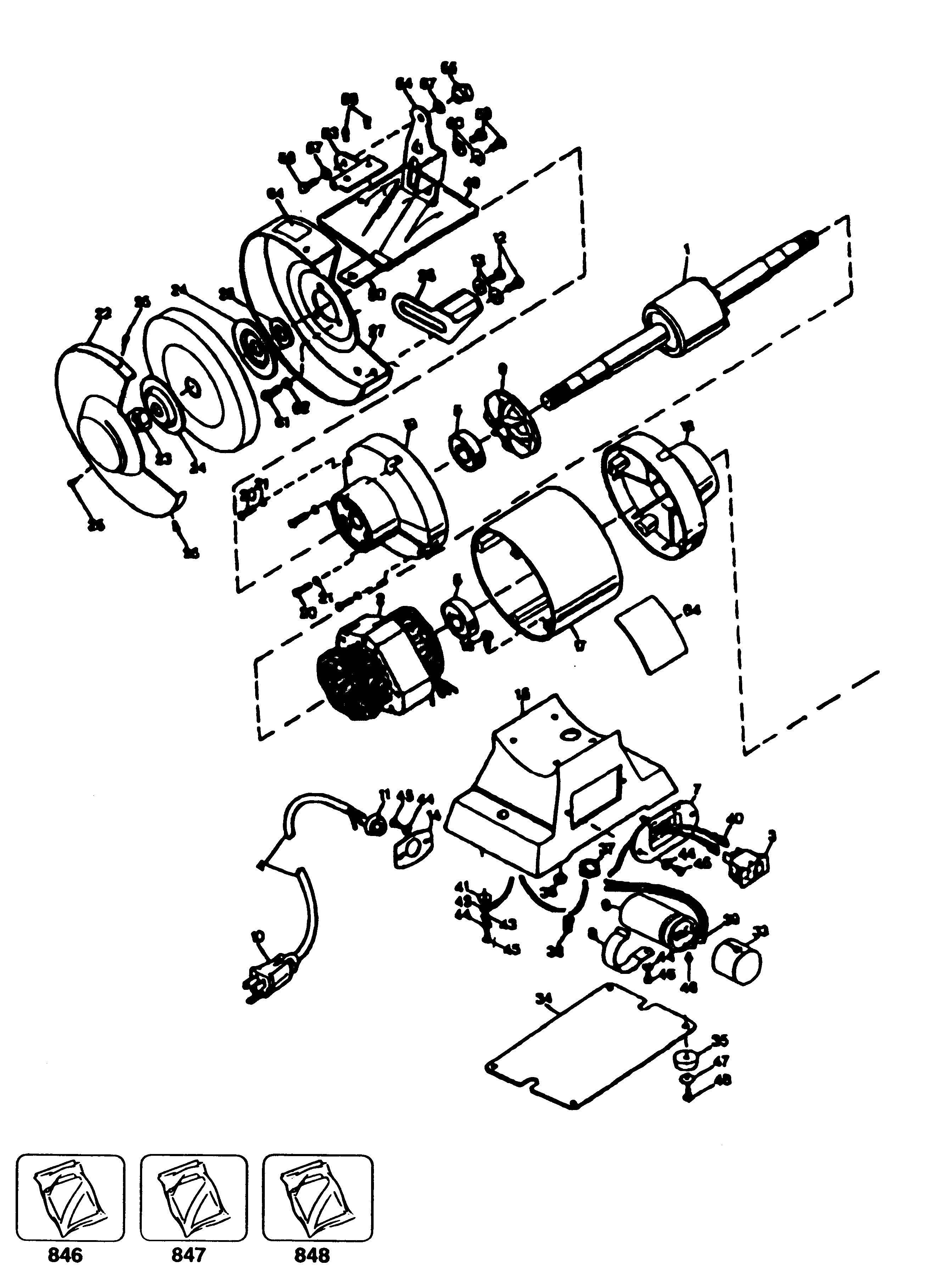 BLACK+DECKER BENCH GRINDER Type 1