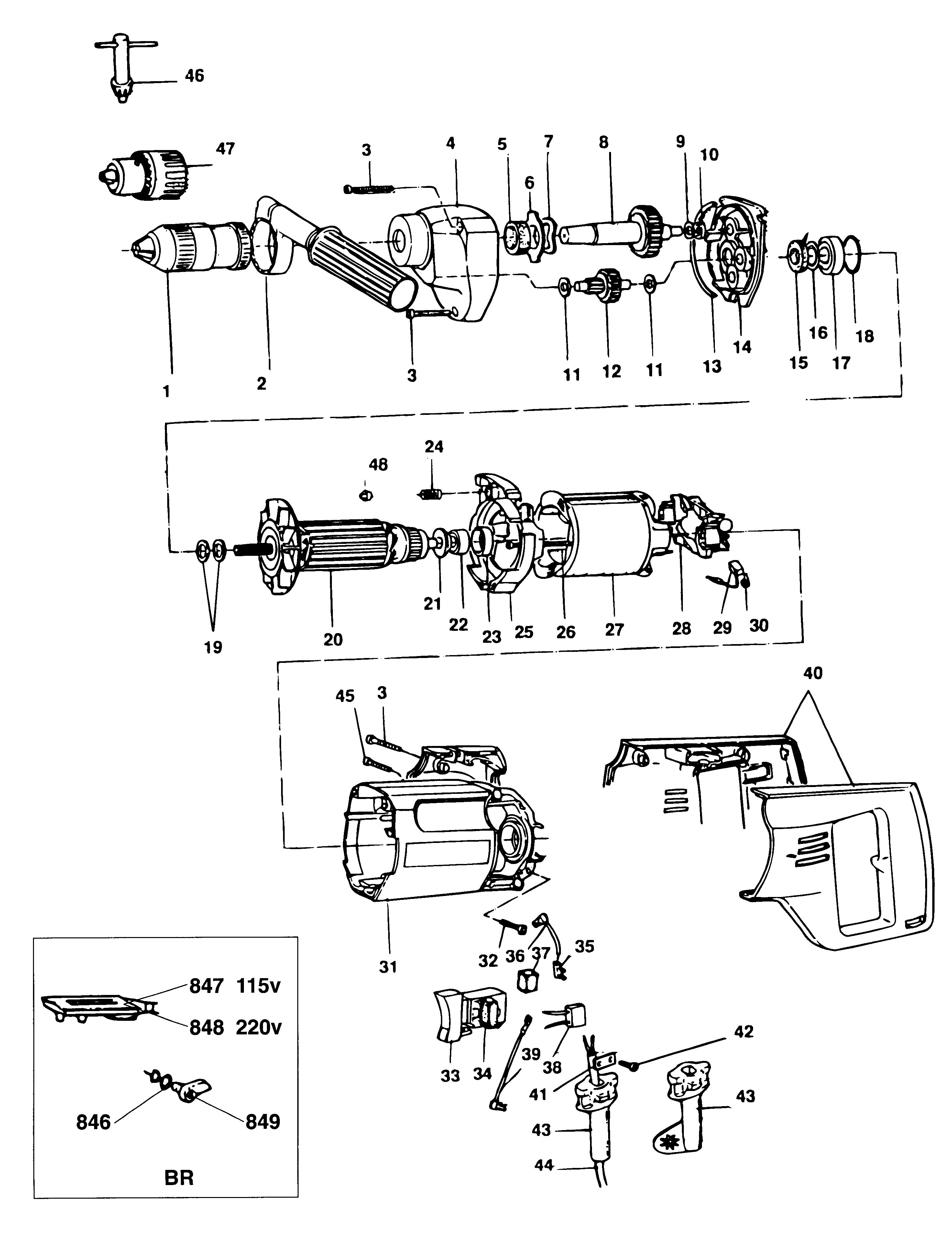 BLACK+DECKER DRILL Type 1