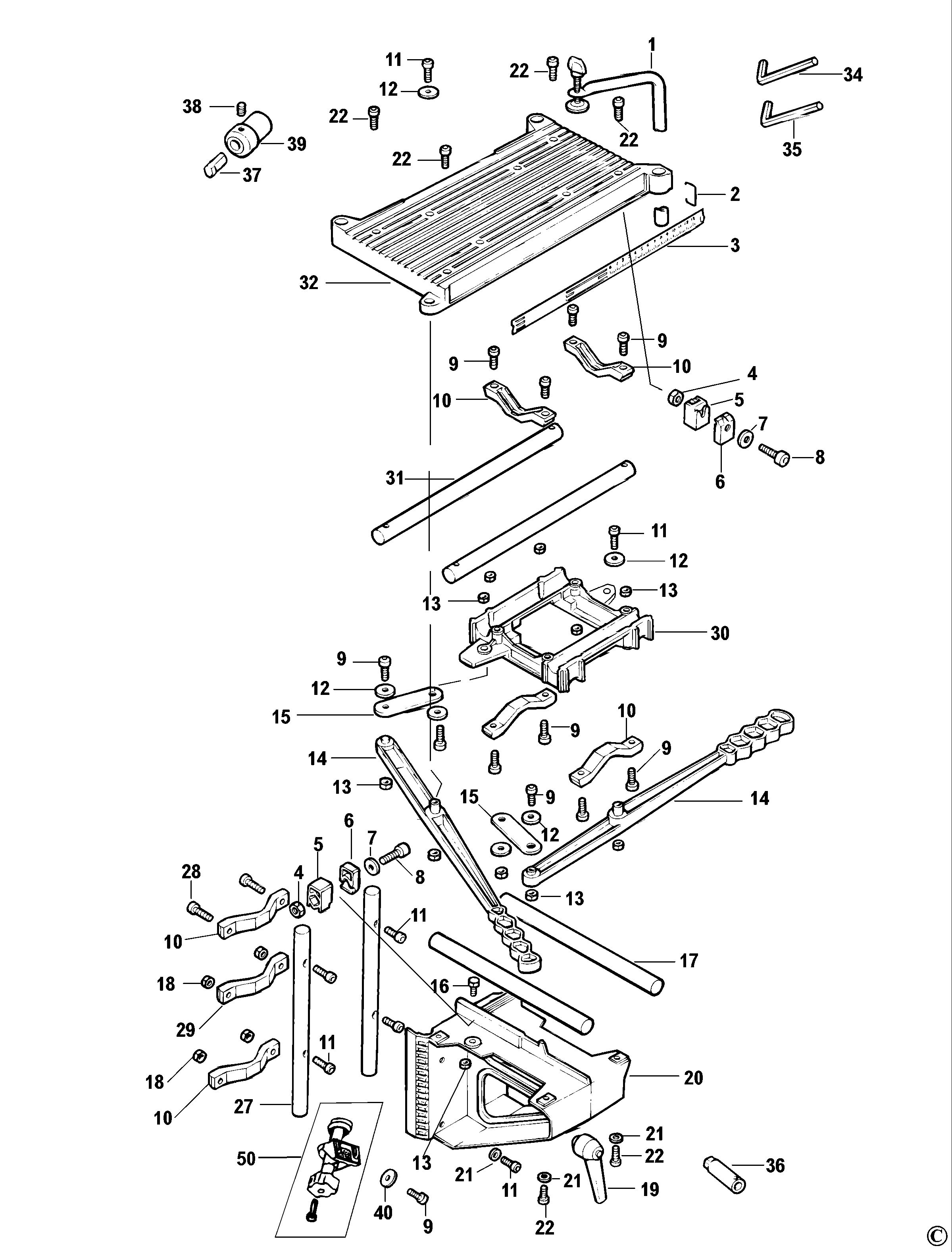 DEWALT MORTISING ATTACHMENT (Type 1)