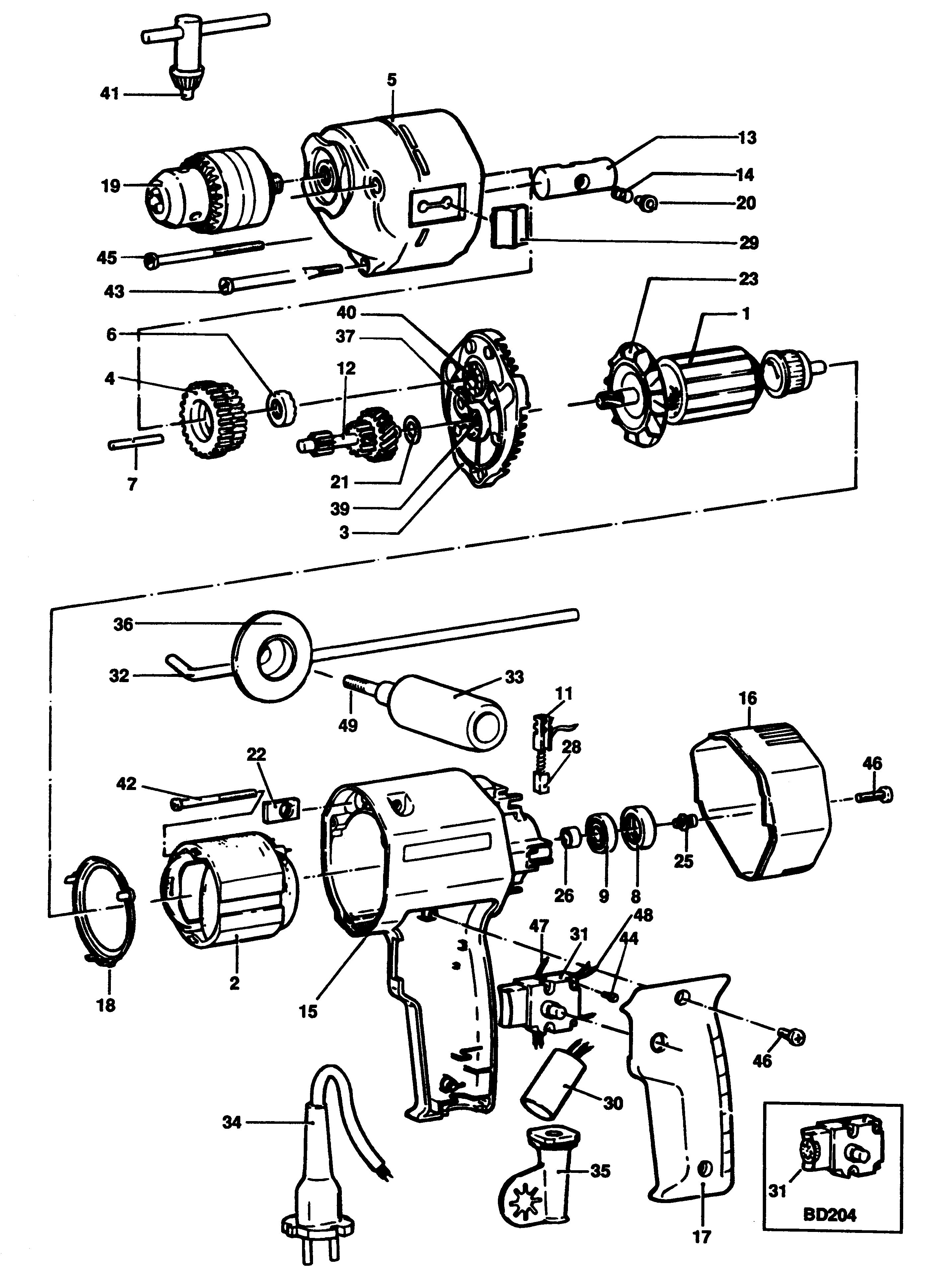 BLACK+DECKER DRILL Type 1