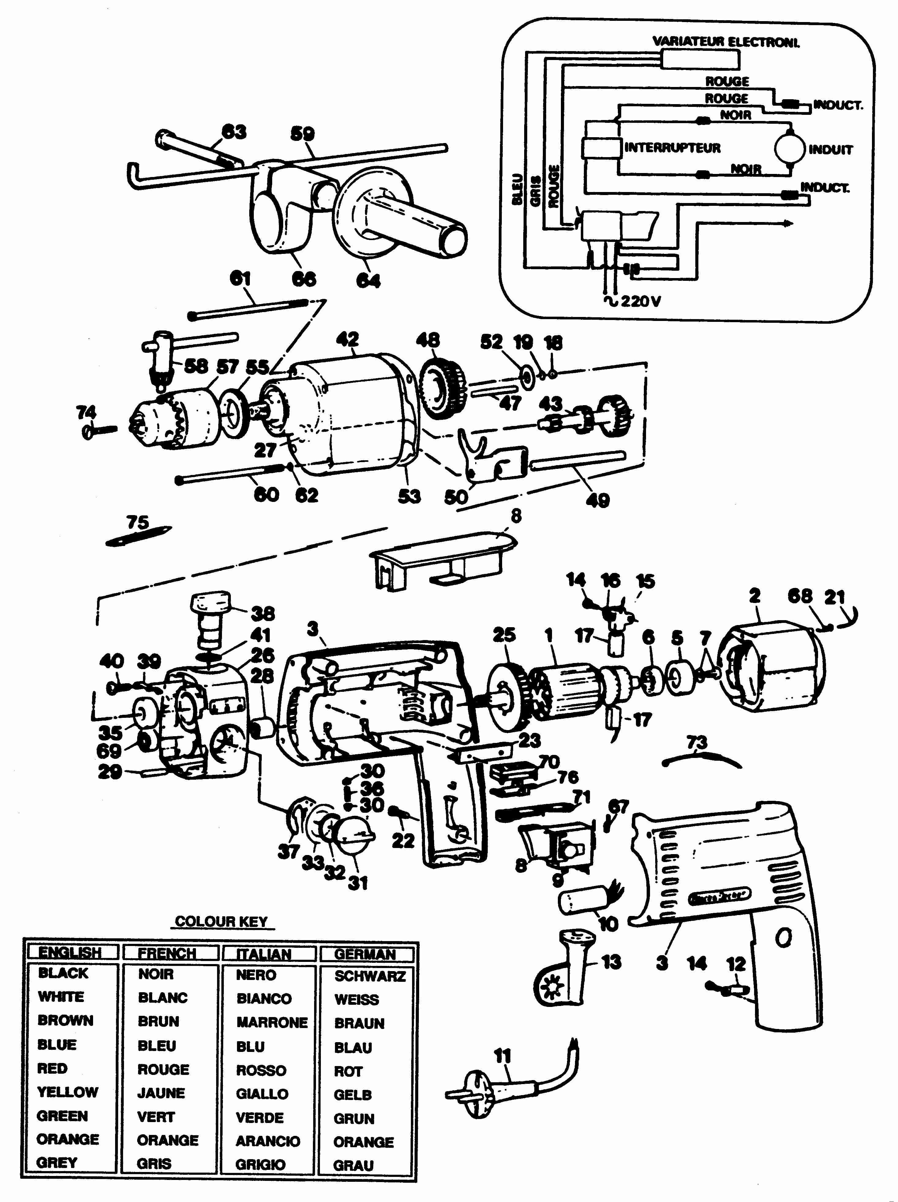 BLACK+DECKER DRILL Type 1