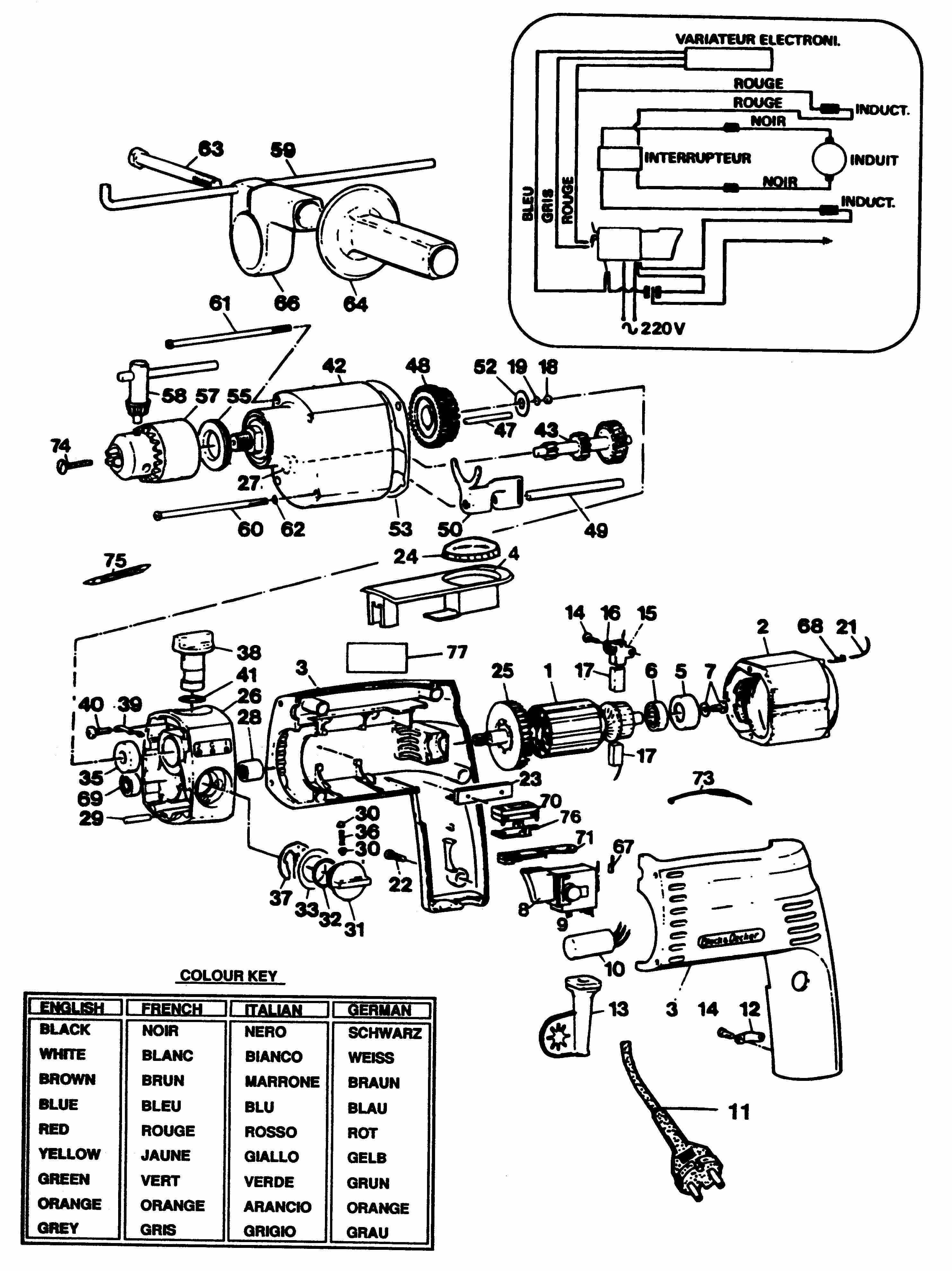 BLACK+DECKER DRILL Type 1