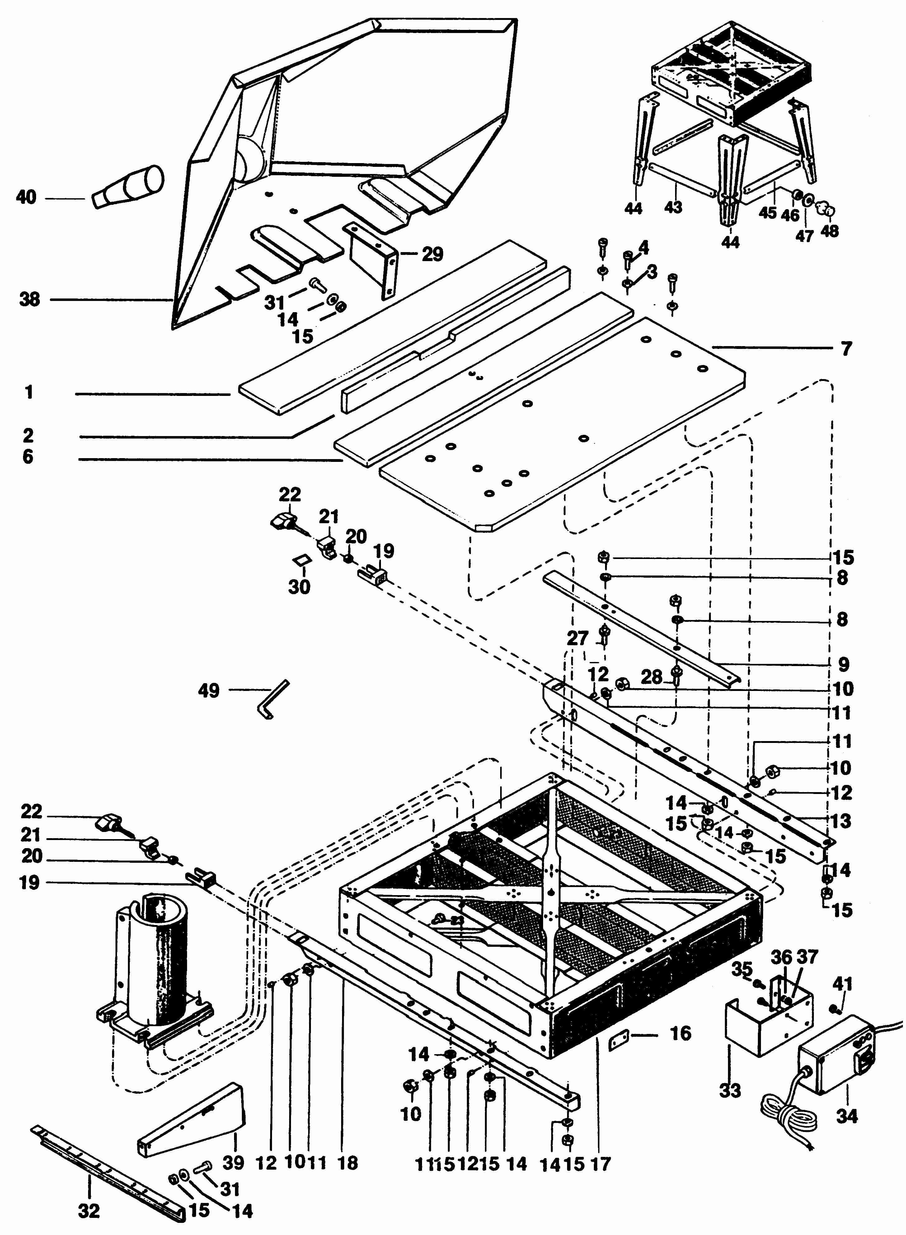 DEWALT RADIAL ARM SAW (Type 1)