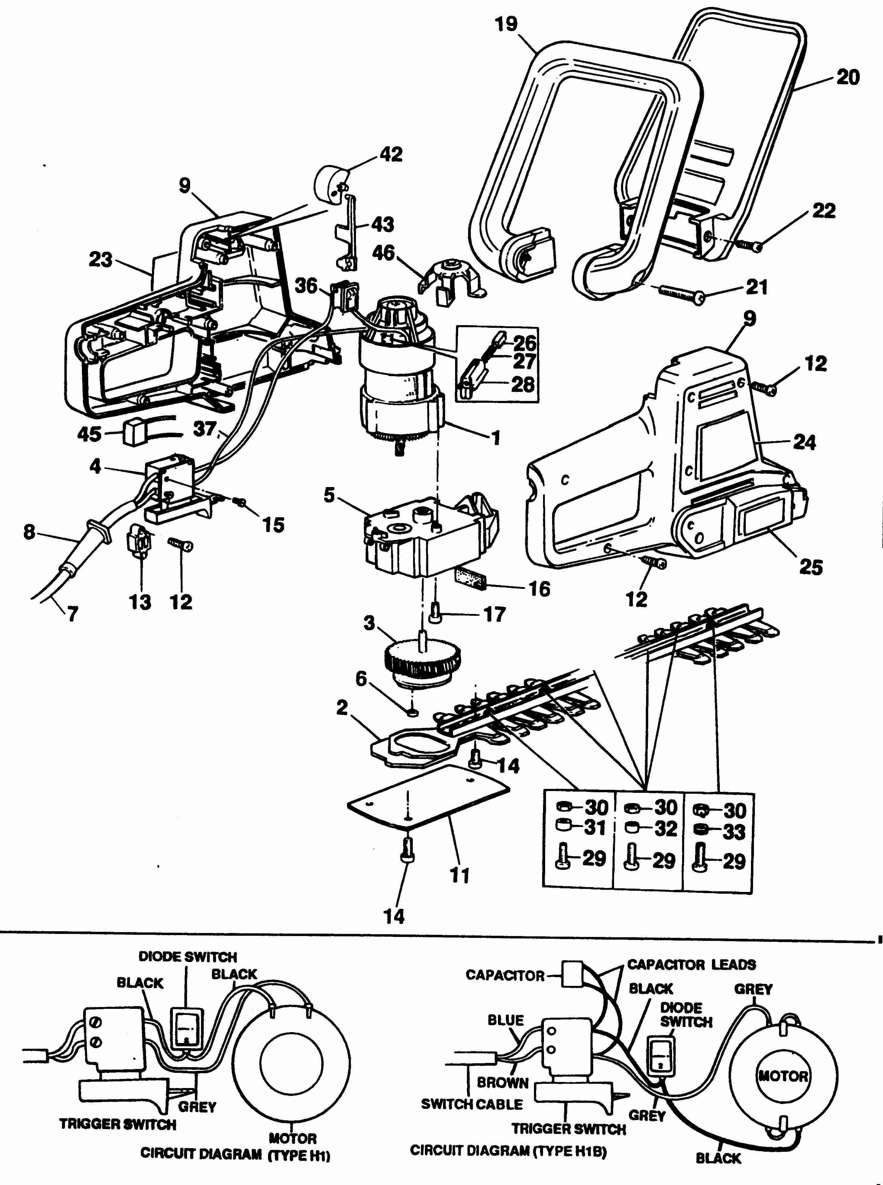 BLACK+DECKER HEDGECLIPPER Type 1