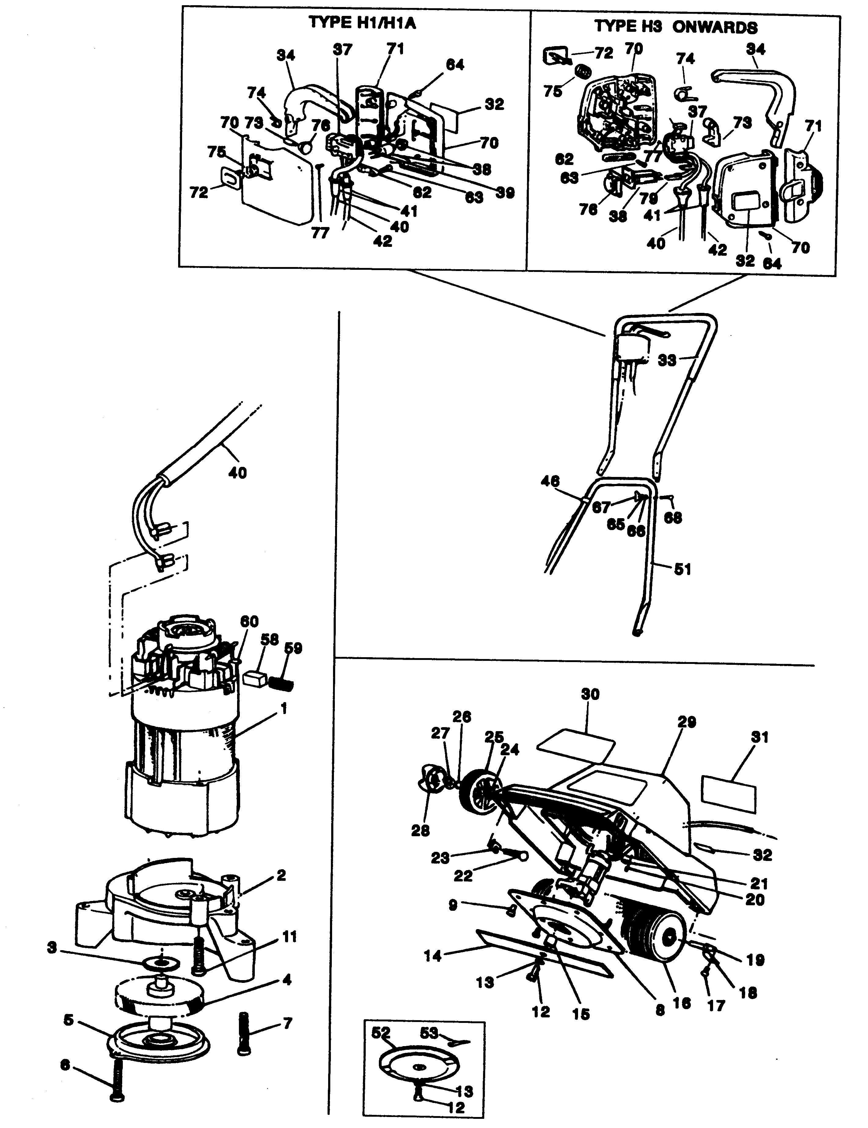 BLACK+DECKER ROTARY MOWER (Type 1)