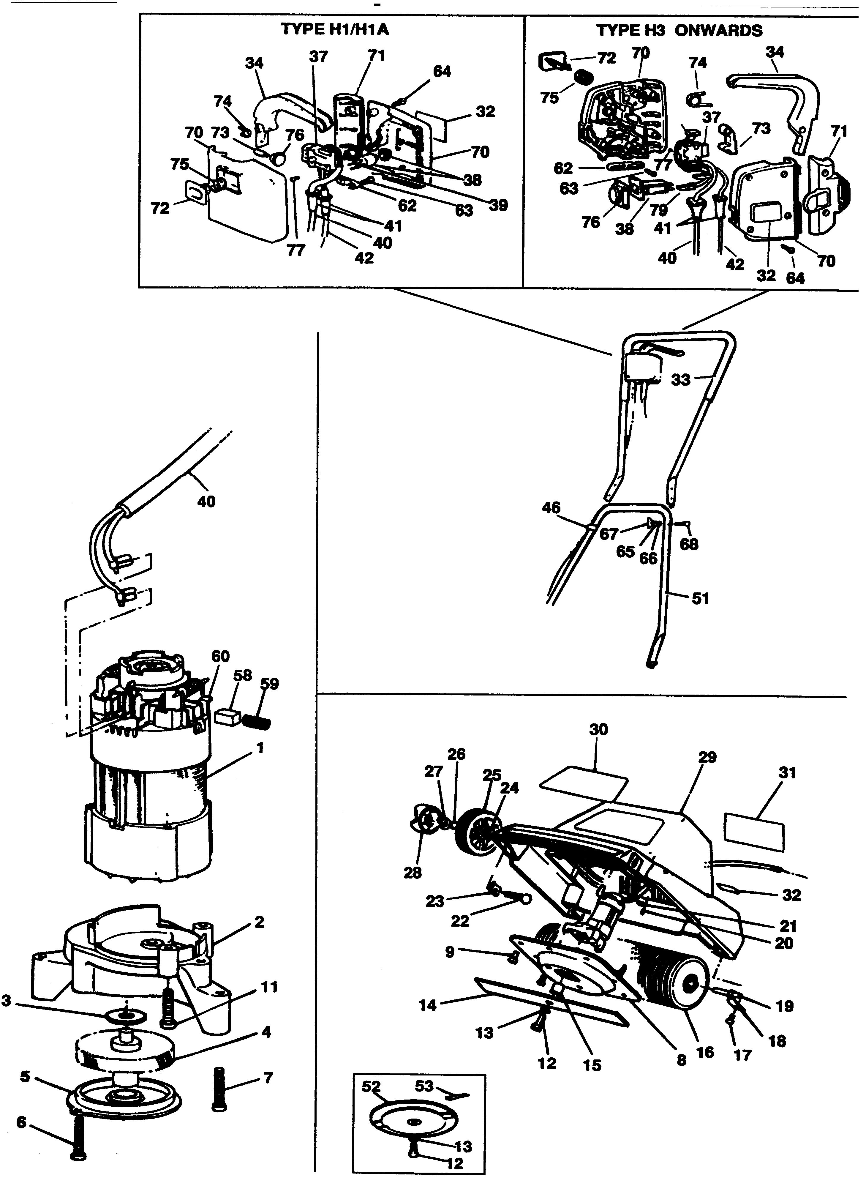 BLACK+DECKER ROTARY MOWER (Type 1)