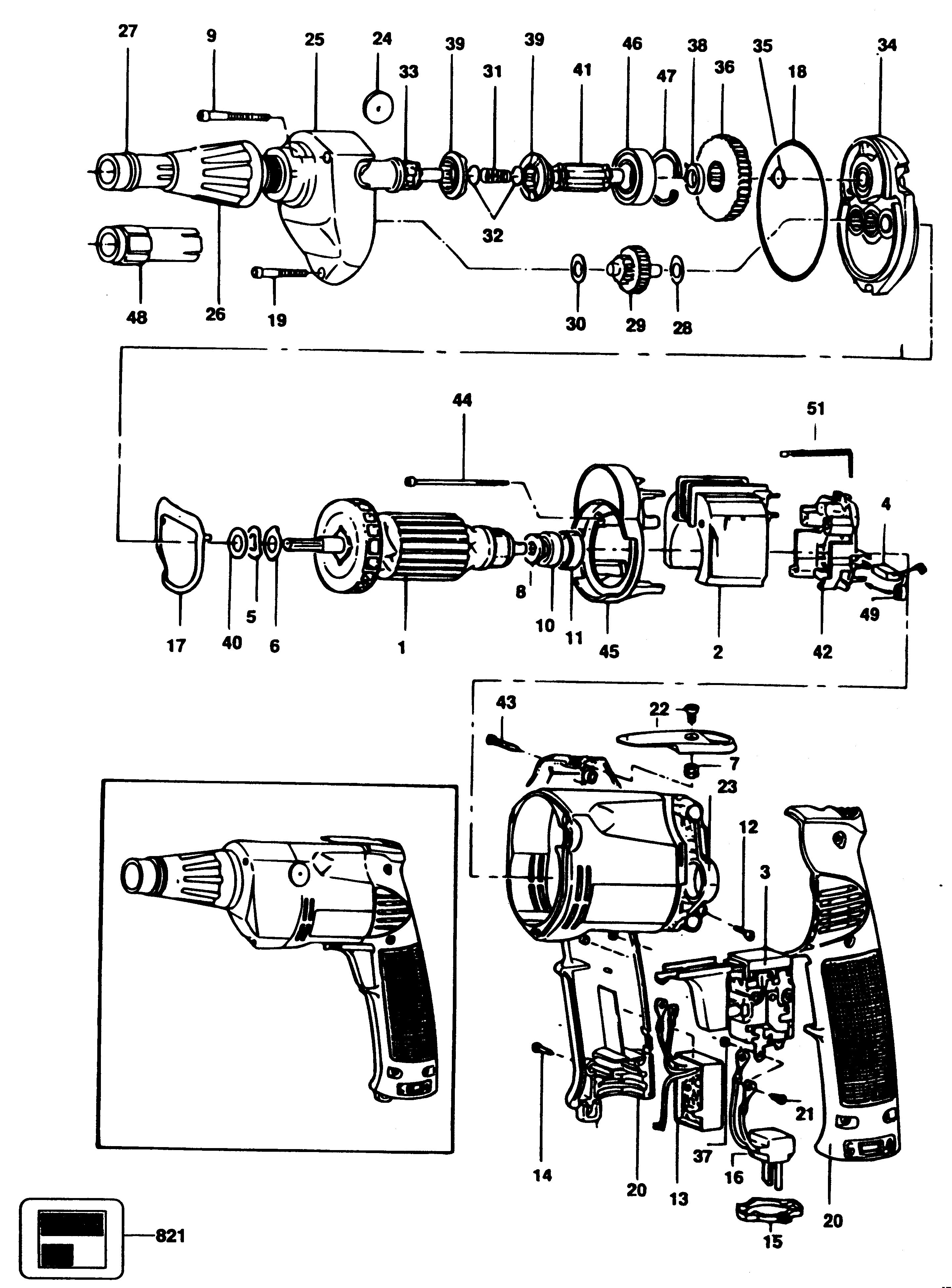 BLACK+DECKER SCREWDRIVER Type 1
