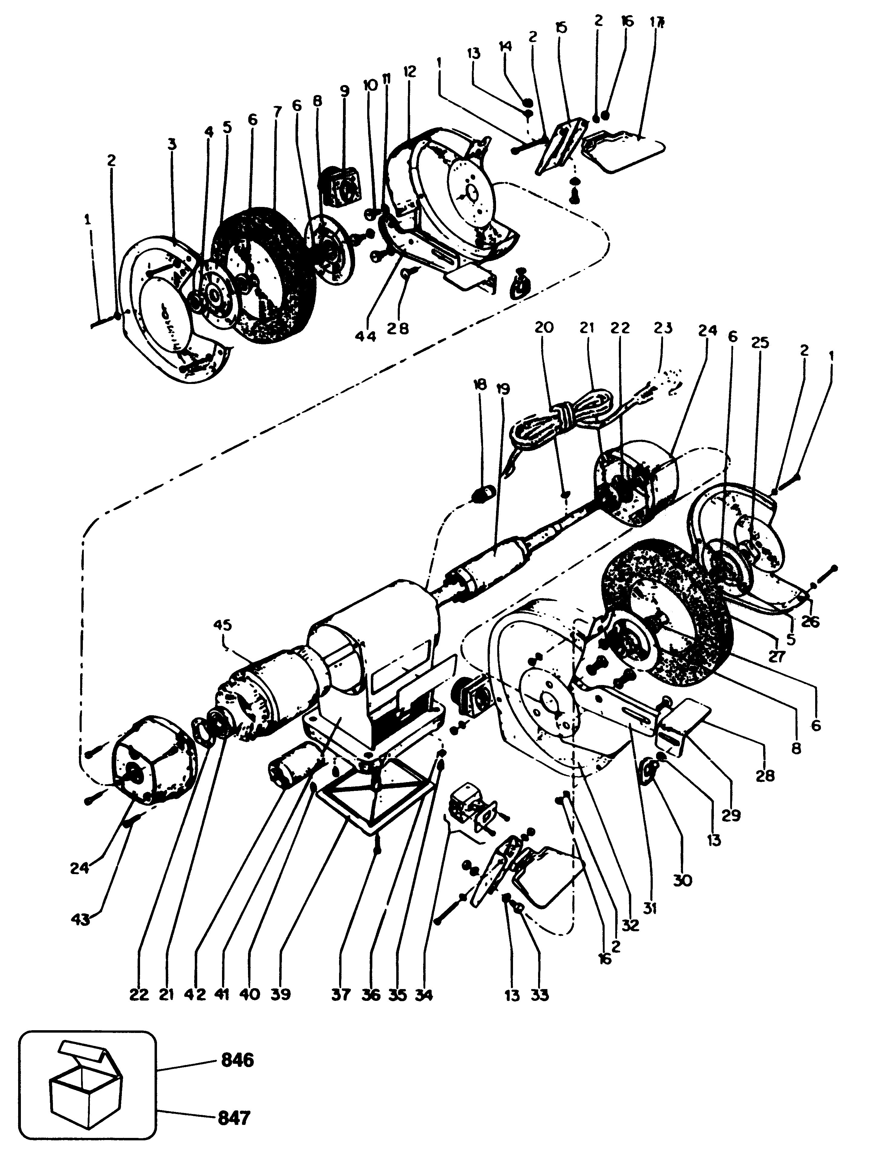 BLACK+DECKER BENCH GRINDER Type 1
