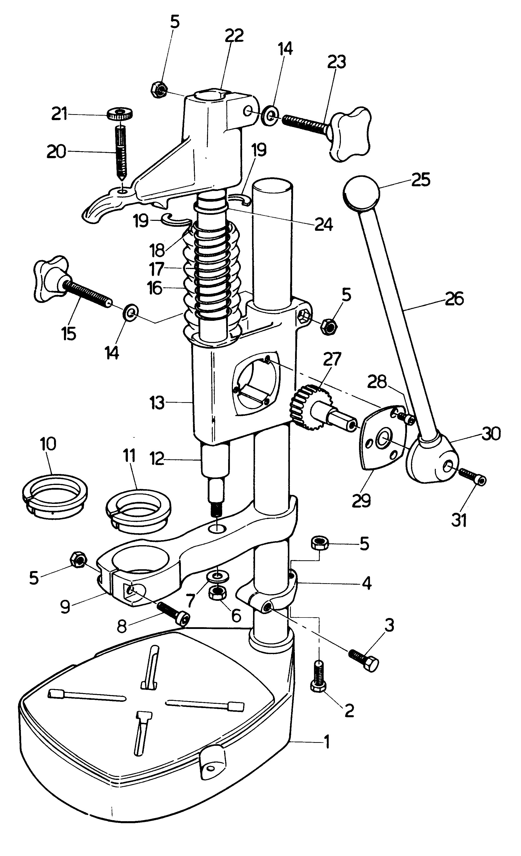 BLACK+DECKER DRILL STAND Type 1