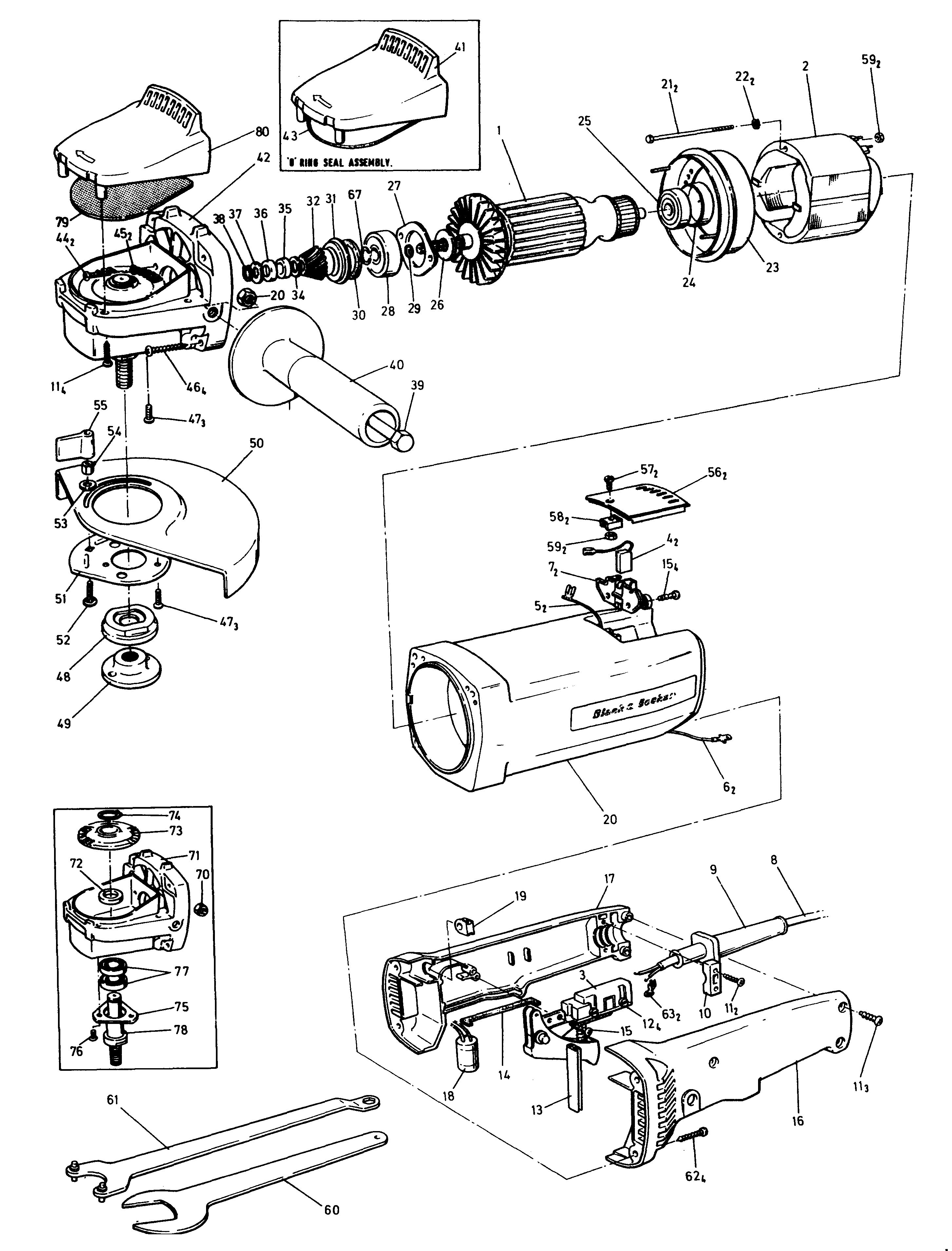 BLACK+DECKER ANGLE GRINDER Type 1