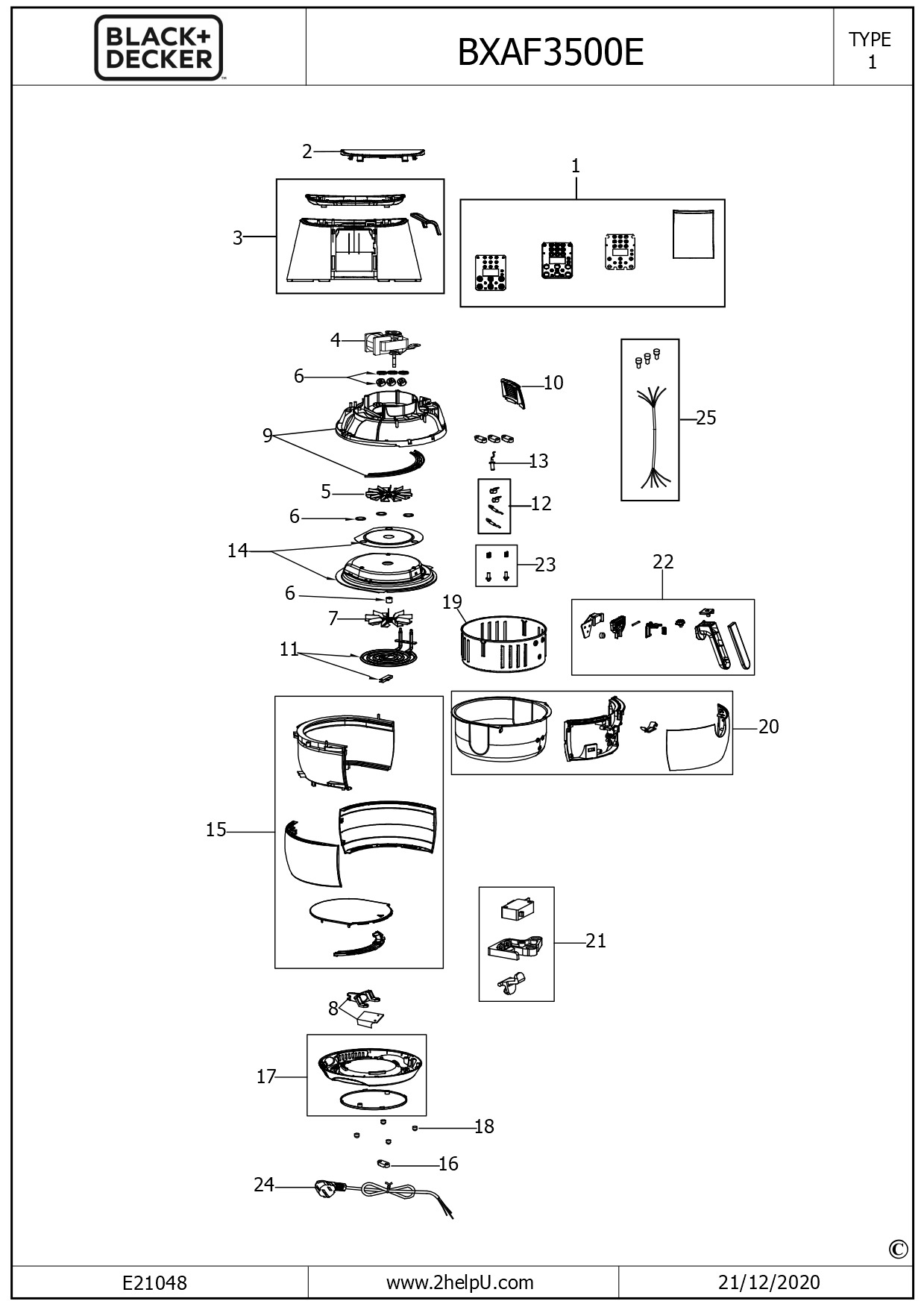 BLACK+DECKER FRYER (Type 1)