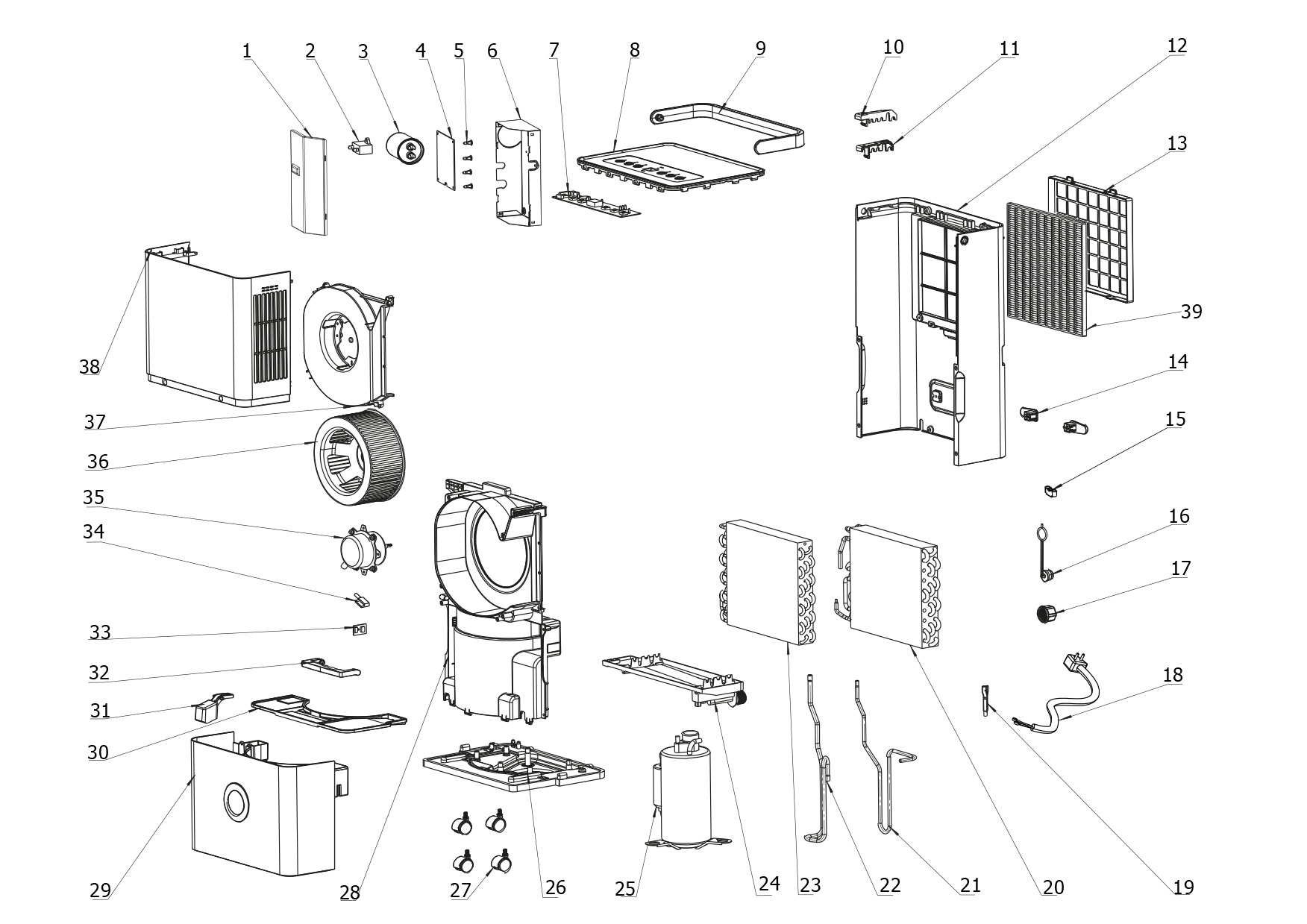 BLACK+DECKER DEHUMIDIFIER (Type 1)