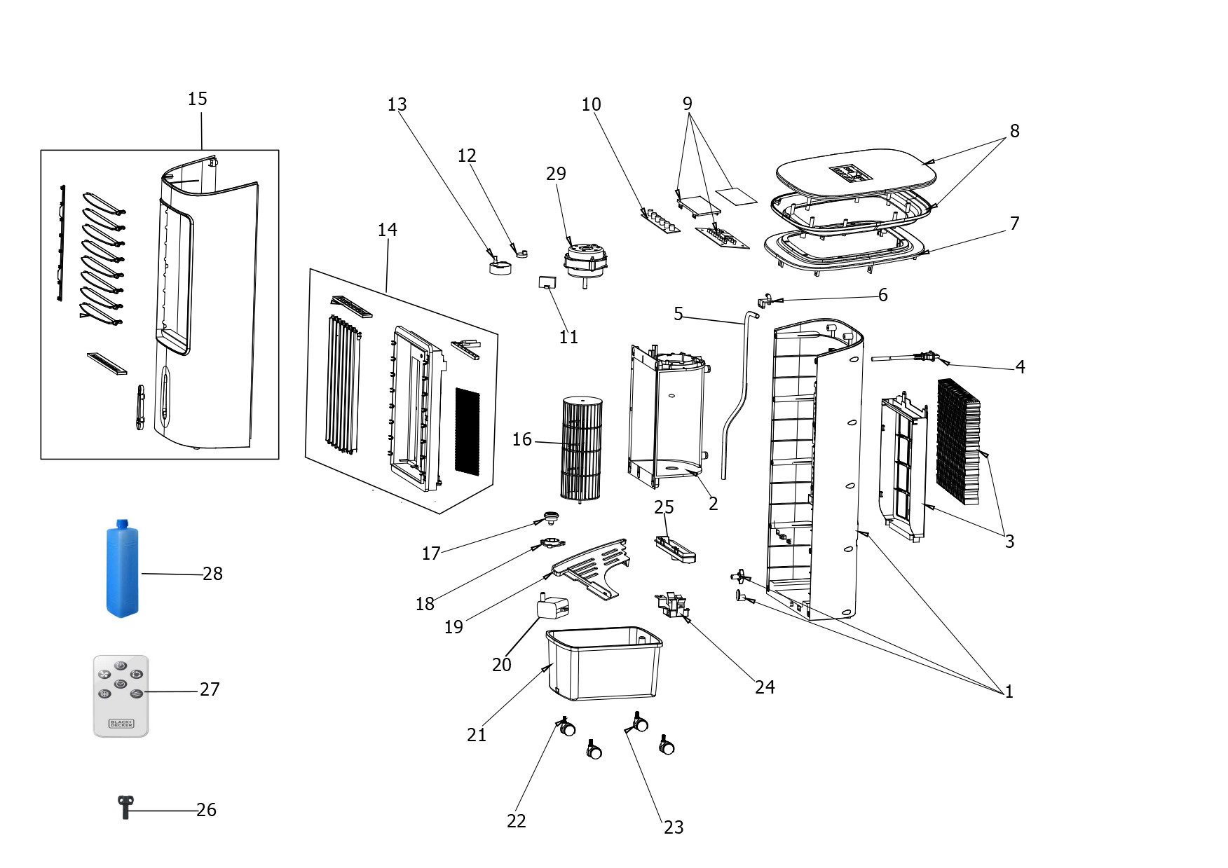 BLACK+DECKER COOLER / HEATER (Type 1)