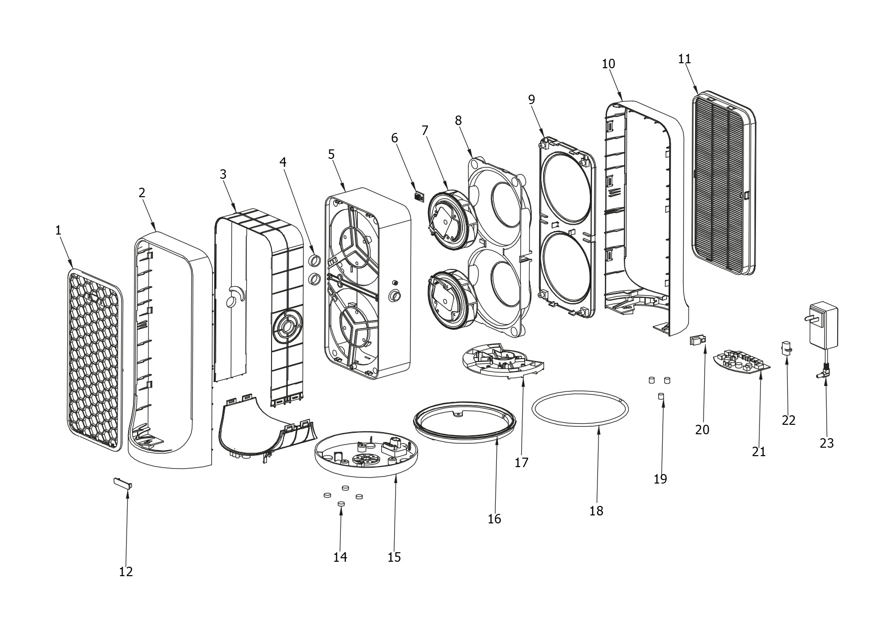 BLACK+DECKER FAN - STAND (Type 1)
