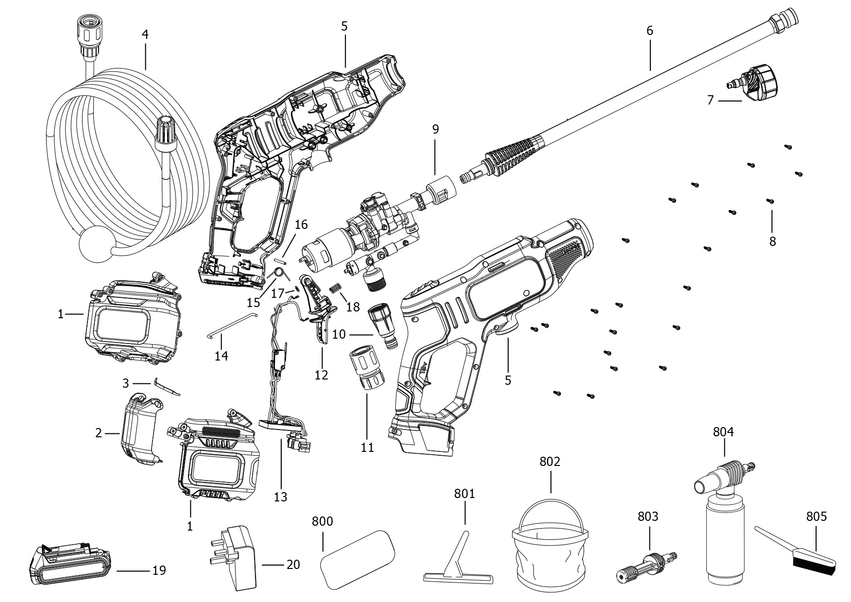 BLACK+DECKER PRESSURE WASHER (Type H1)