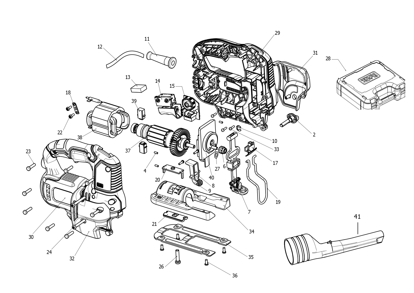 BLACK+DECKER JIGSAW (Type 1)
