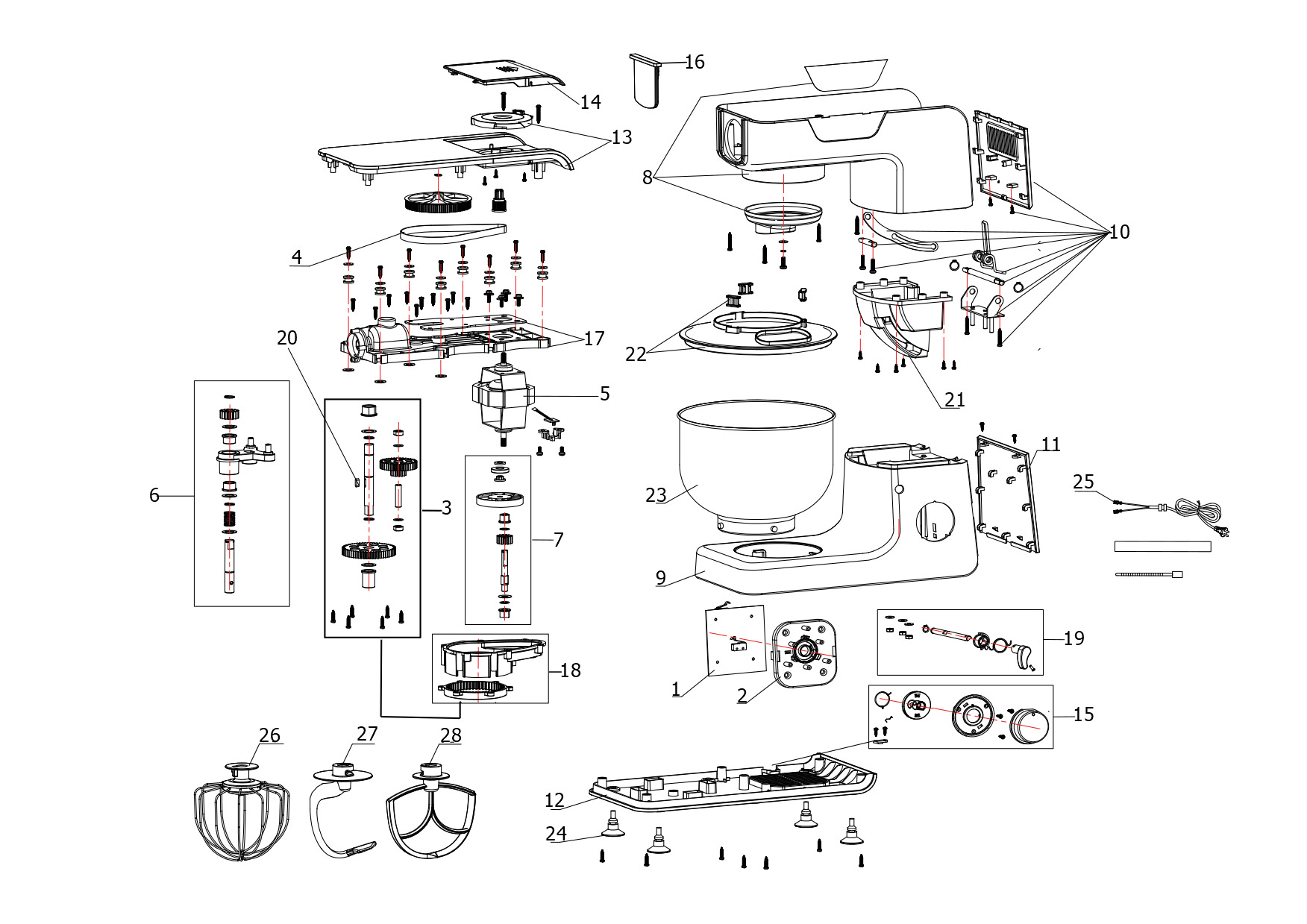 BLACK+DECKER MIXER (Type 1)