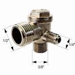 Supapa de sens unic 1/2"-3/8", dreapta, FIAC