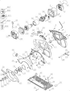 DEWALT 18V Circ Saw Bare Unit Type 1