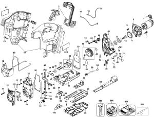 DEWALT 36V Jigsaw Type 1