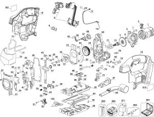 DEWALT 28V Li-lon Bare Jigsaw Type 1