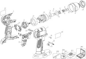 DEWALT 14.4V IMPACT DRIVER Type 1
