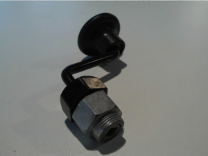 Manivela jgheab evacuare, include piulita de fixare/ghidaj pentru LUMAG SFR70, SF80